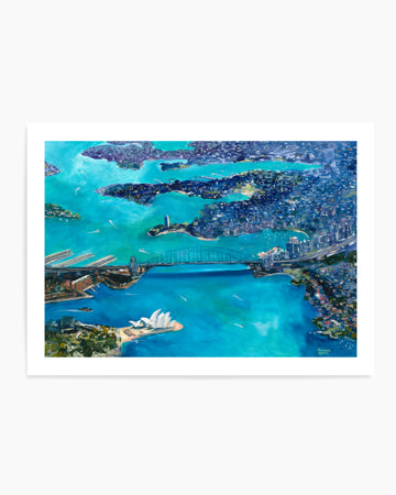 Sydney Harbour by Meredith Howse | Art Print