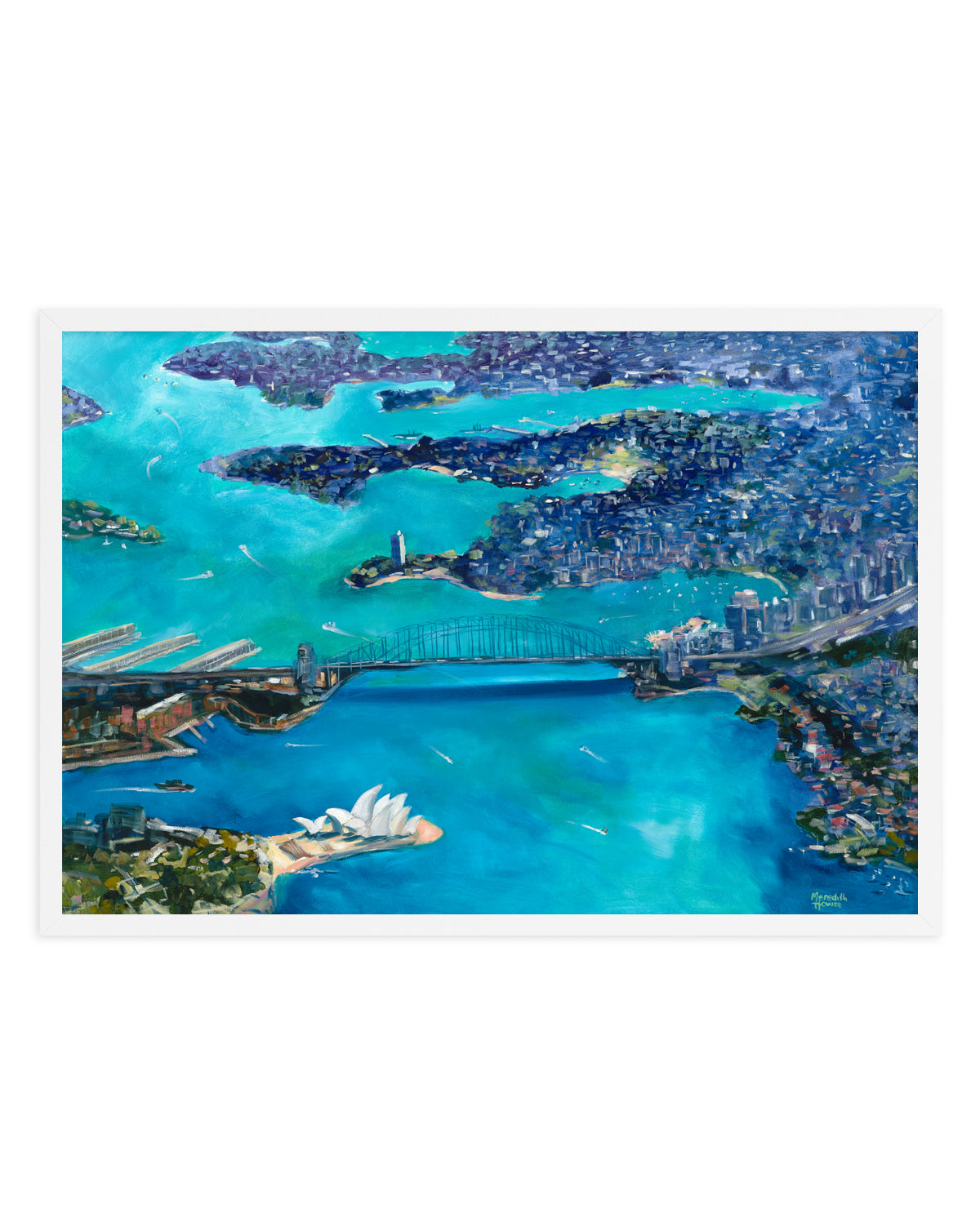 Sydney Harbour by Meredith Howse | Art Print