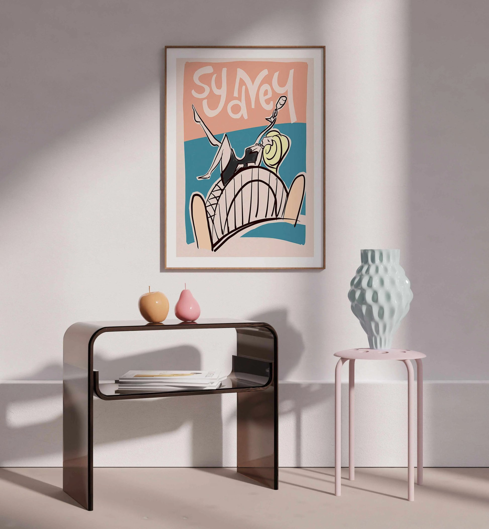 Sydney Bubbles Art Print from Olive et Oriel where you can shop wallpaper and artworks online