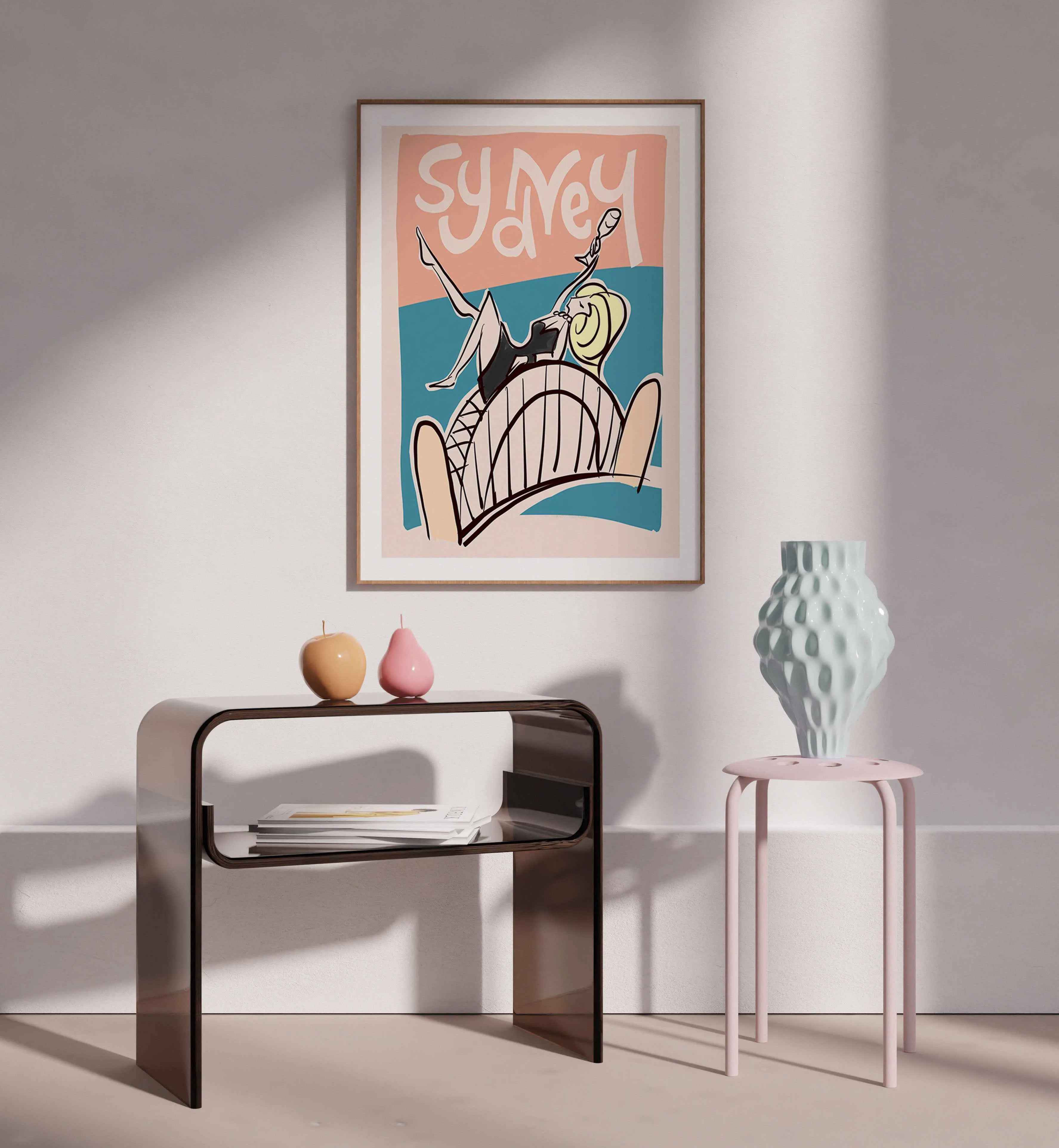 Sydney Bubbles Art Print from Olive et Oriel where you can shop wallpaper and artworks online