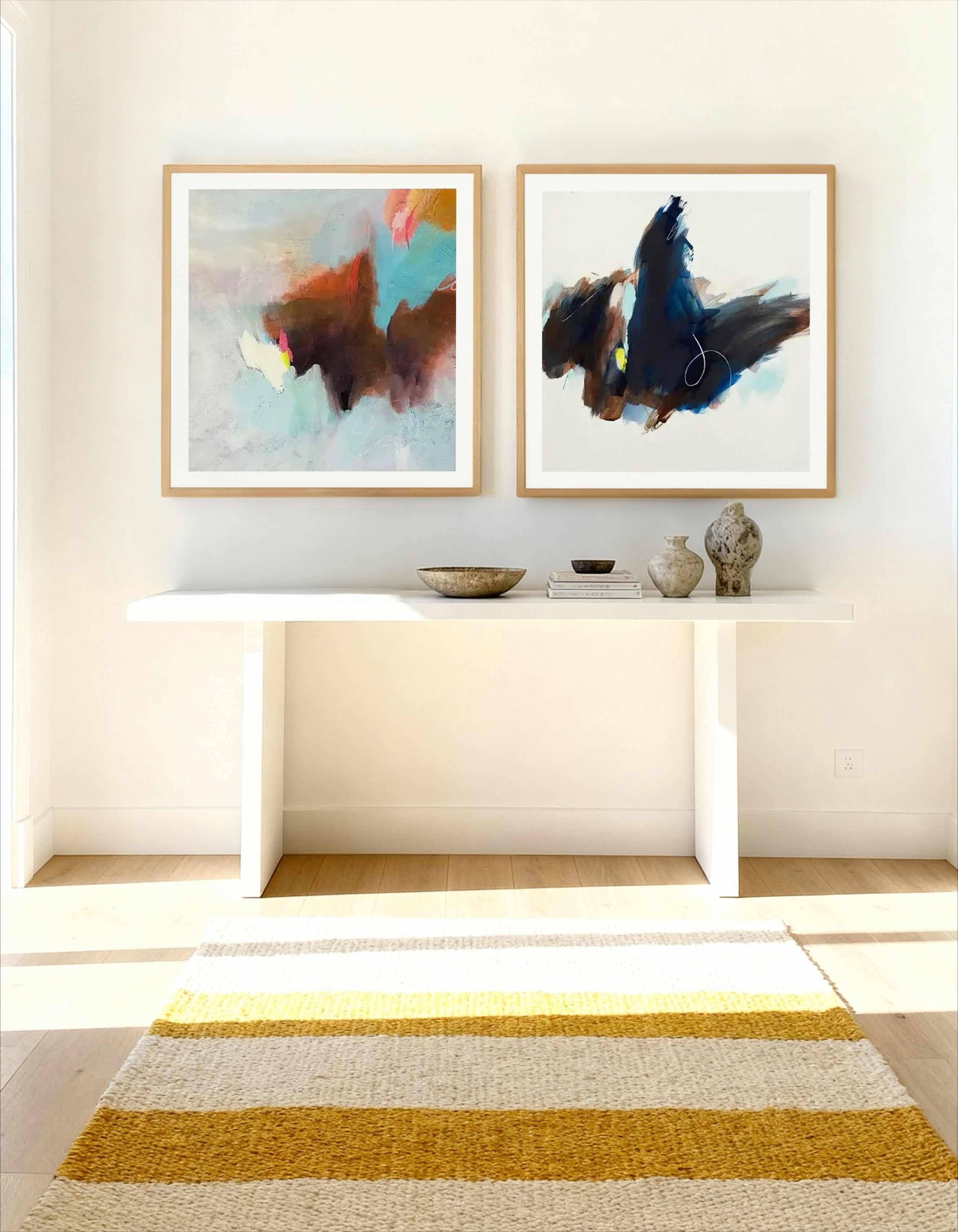 Symphonic I & II by Luana Asiata Art Print Set of 2 | Matching Wall Art