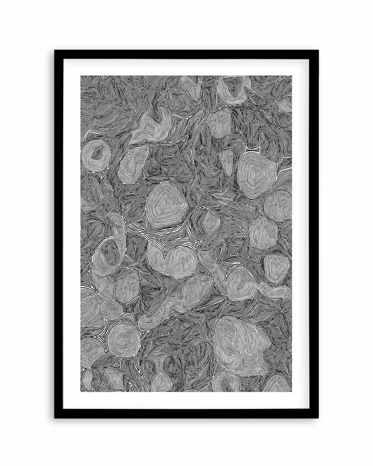 Systems | Black by Leah Cummins Art Print from Olive et Oriel where you can shop wallpaper and artworks online