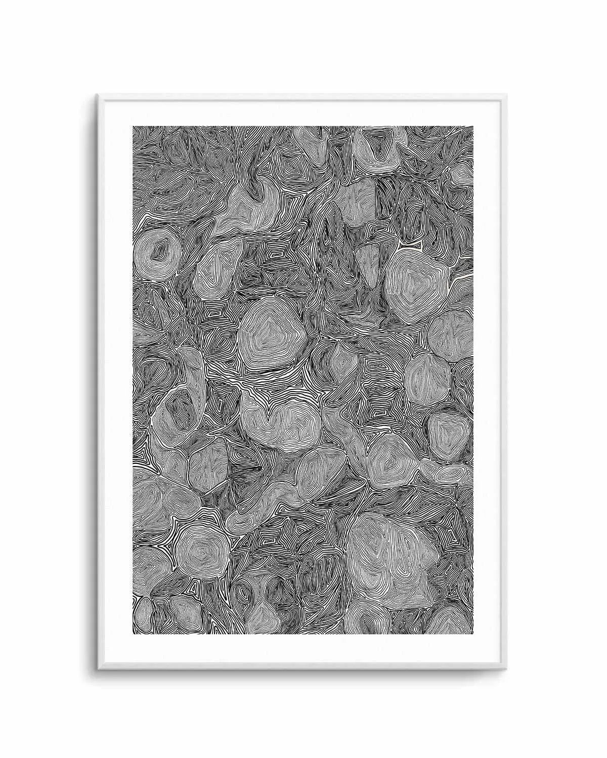 Systems | Black by Leah Cummins Art Print from Olive et Oriel where you can shop wallpaper and artworks online