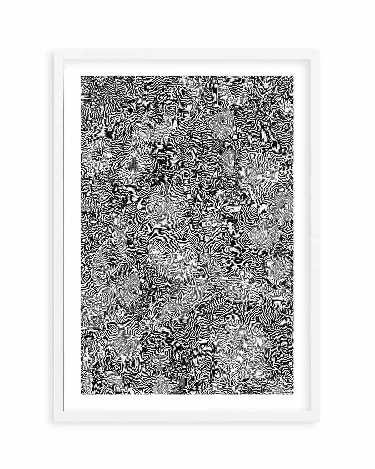 Systems | Black by Leah Cummins Art Print from Olive et Oriel where you can shop wallpaper and artworks online