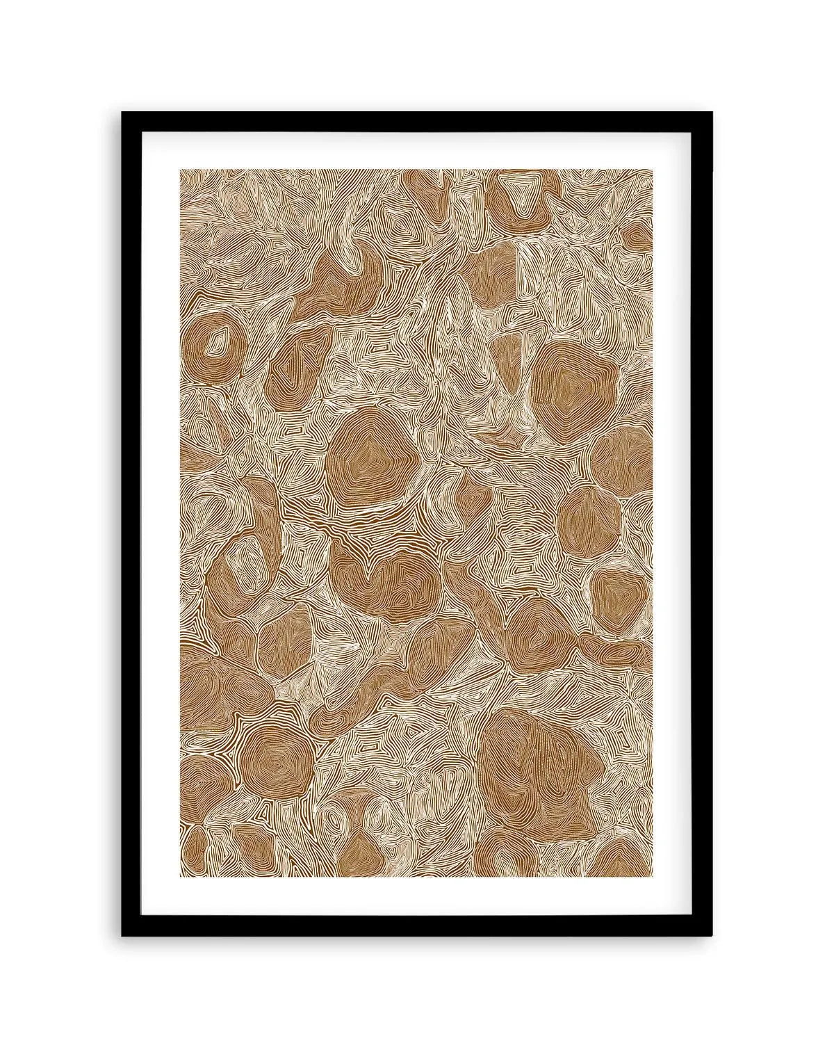 Systems | Brown Ochre by Leah Cummins Art Print from Olive et Oriel where you can shop wallpaper and artworks online