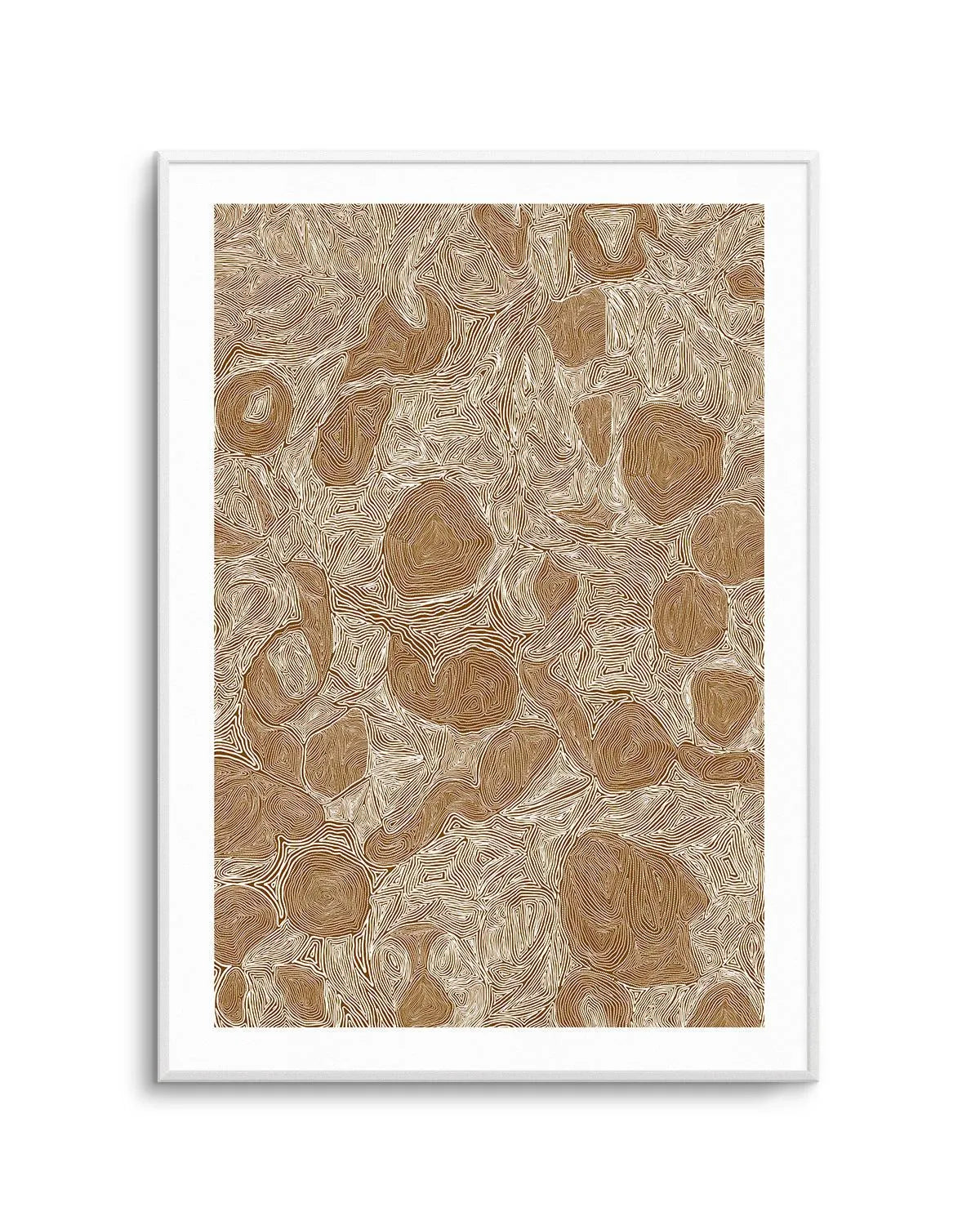 Systems | Brown Ochre by Leah Cummins Art Print from Olive et Oriel where you can shop wallpaper and artworks online