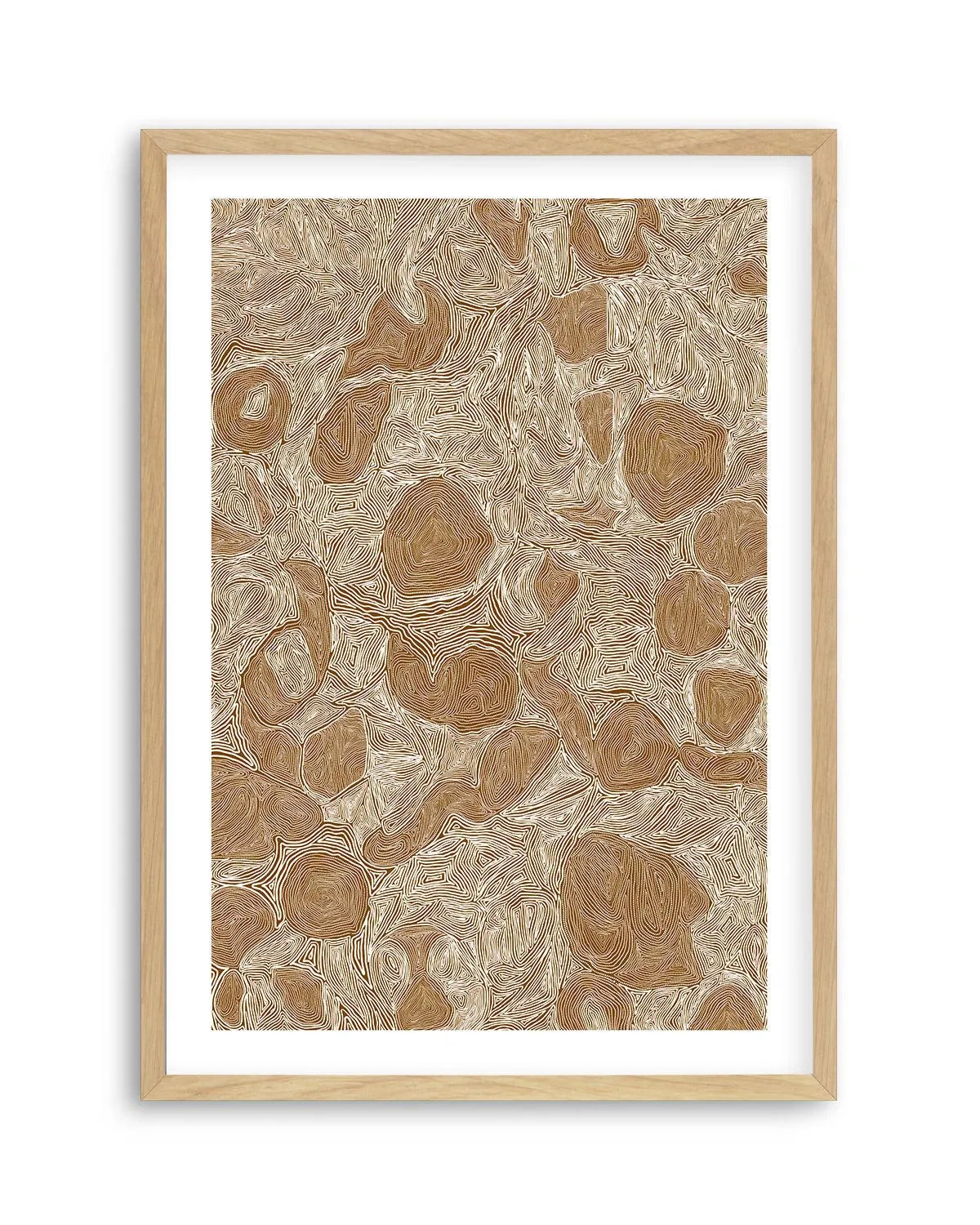 Systems | Brown Ochre by Leah Cummins Art Print from Olive et Oriel where you can shop wallpaper and artworks online