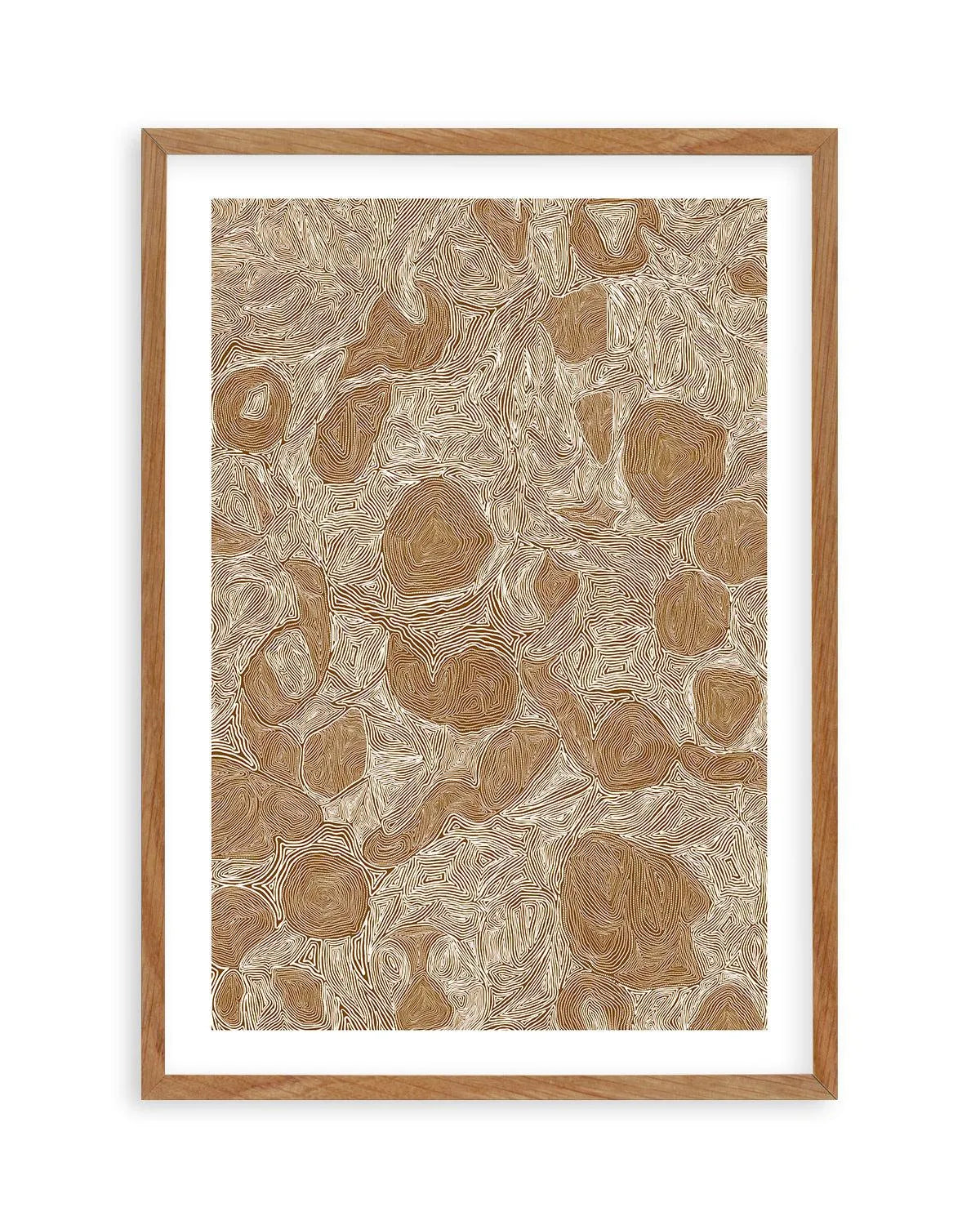 Systems | Brown Ochre by Leah Cummins Art Print from Olive et Oriel where you can shop wallpaper and artworks online