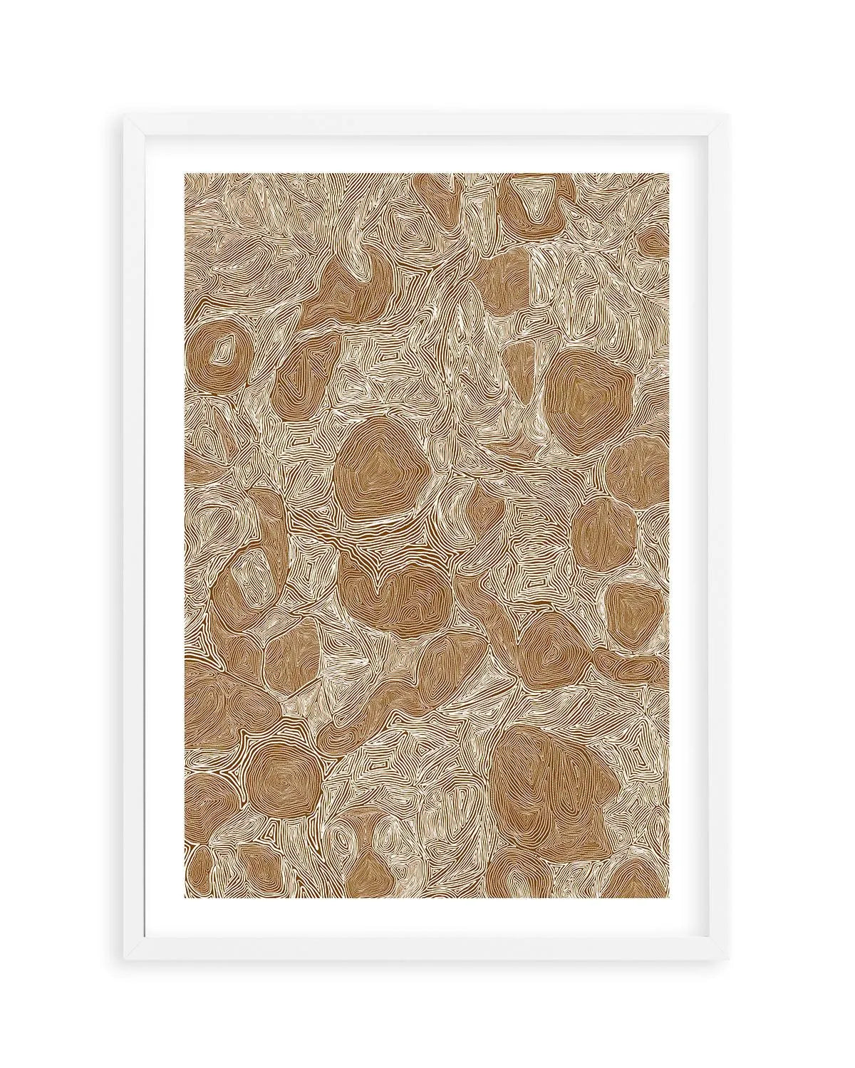 Systems | Brown Ochre by Leah Cummins Art Print from Olive et Oriel where you can shop wallpaper and artworks online
