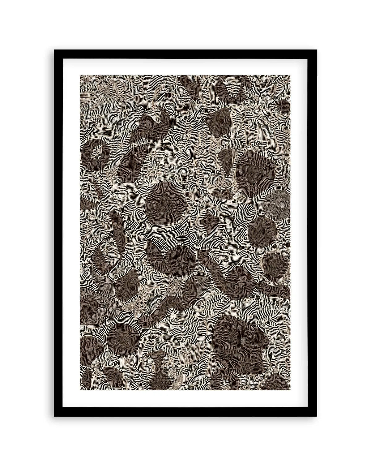 Systems | Burnt Brown by Leah Cummins Art Print from Olive et Oriel where you can shop wallpaper and artworks online