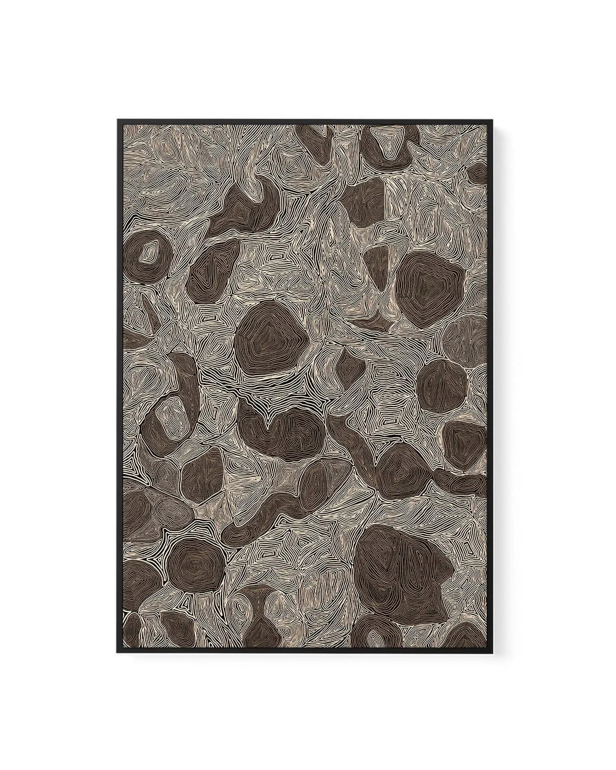 Systems | Burnt Brown by Leah Cummins | Framed Canvas Art Print from Olive et Oriel where you can shop wallpaper and artworks online