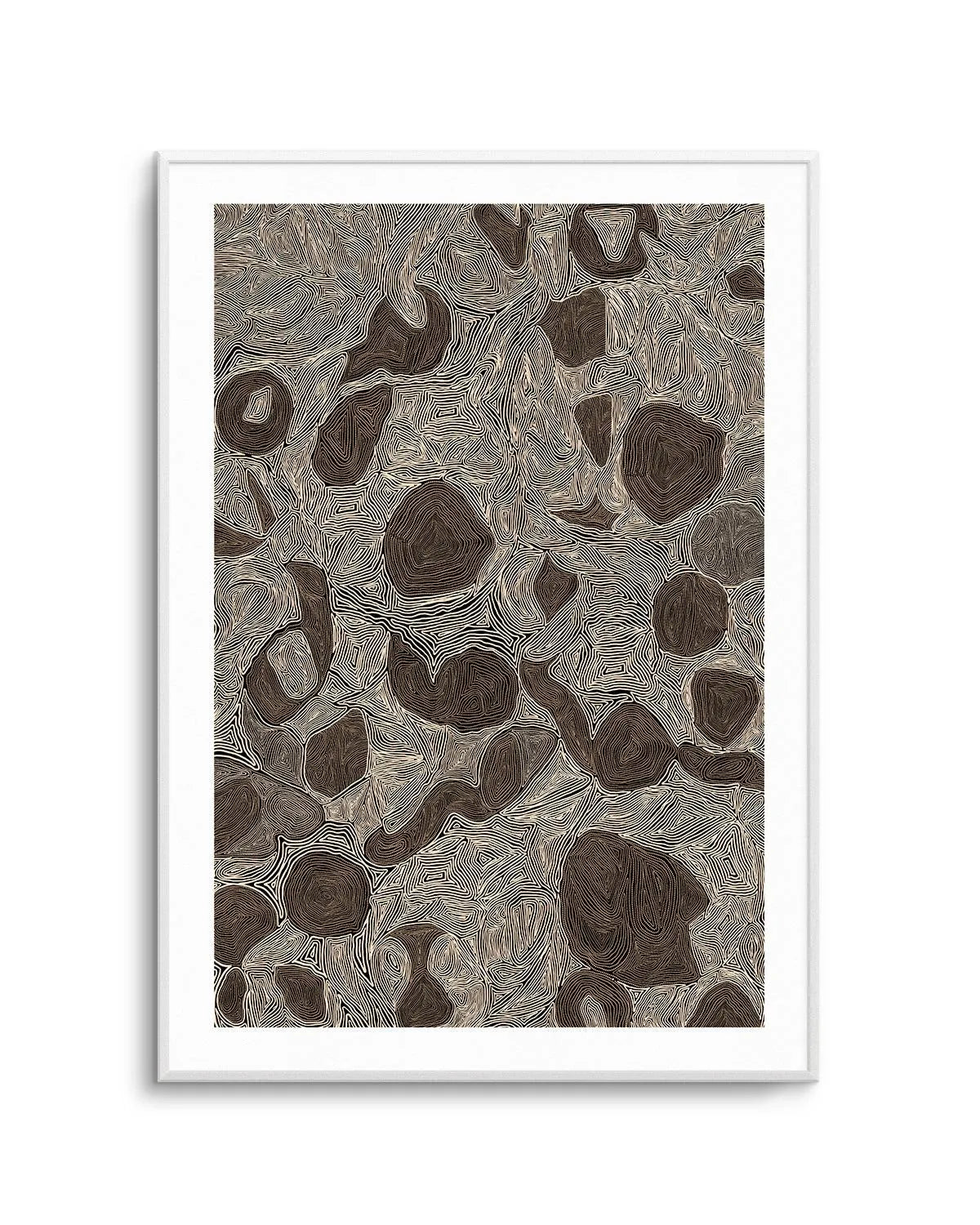 Systems | Burnt Brown by Leah Cummins Art Print from Olive et Oriel where you can shop wallpaper and artworks online