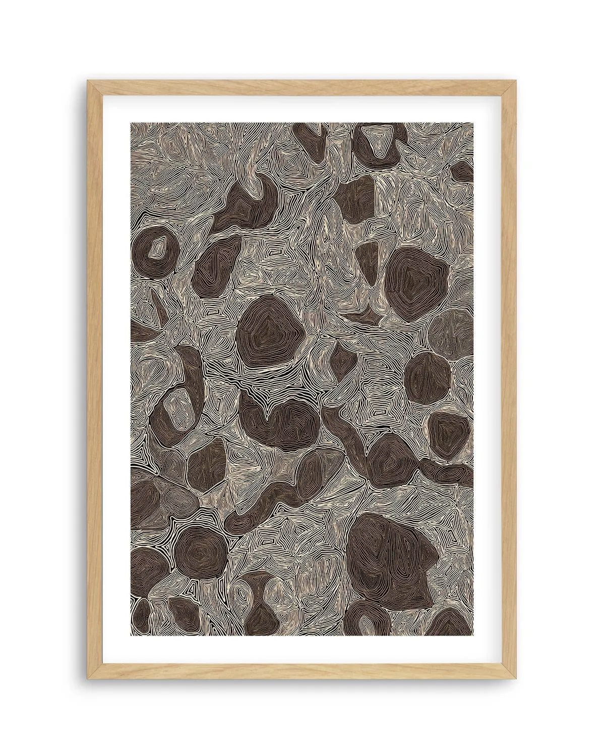 Systems | Burnt Brown by Leah Cummins Art Print from Olive et Oriel where you can shop wallpaper and artworks online