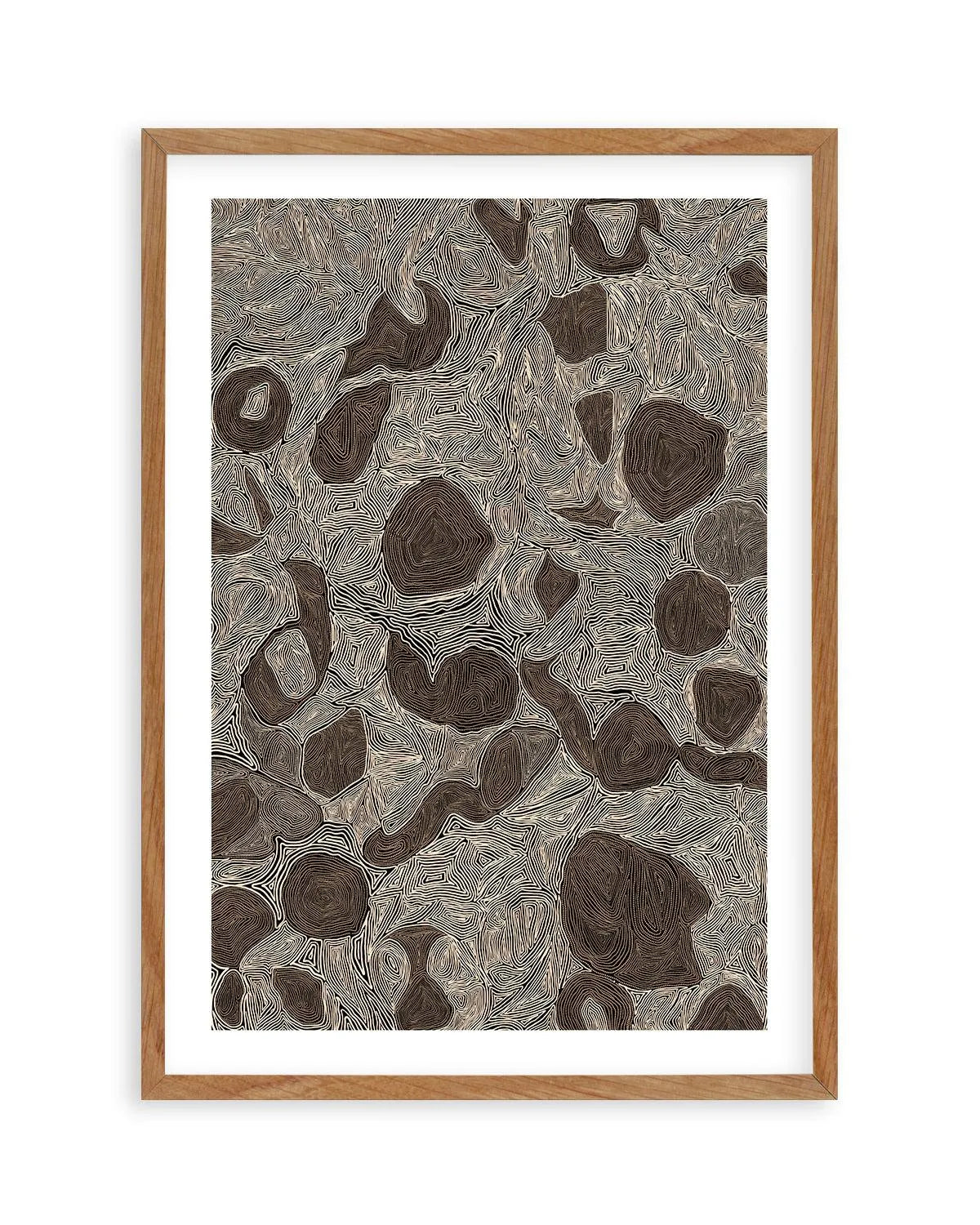 Systems | Burnt Brown by Leah Cummins Art Print from Olive et Oriel where you can shop wallpaper and artworks online