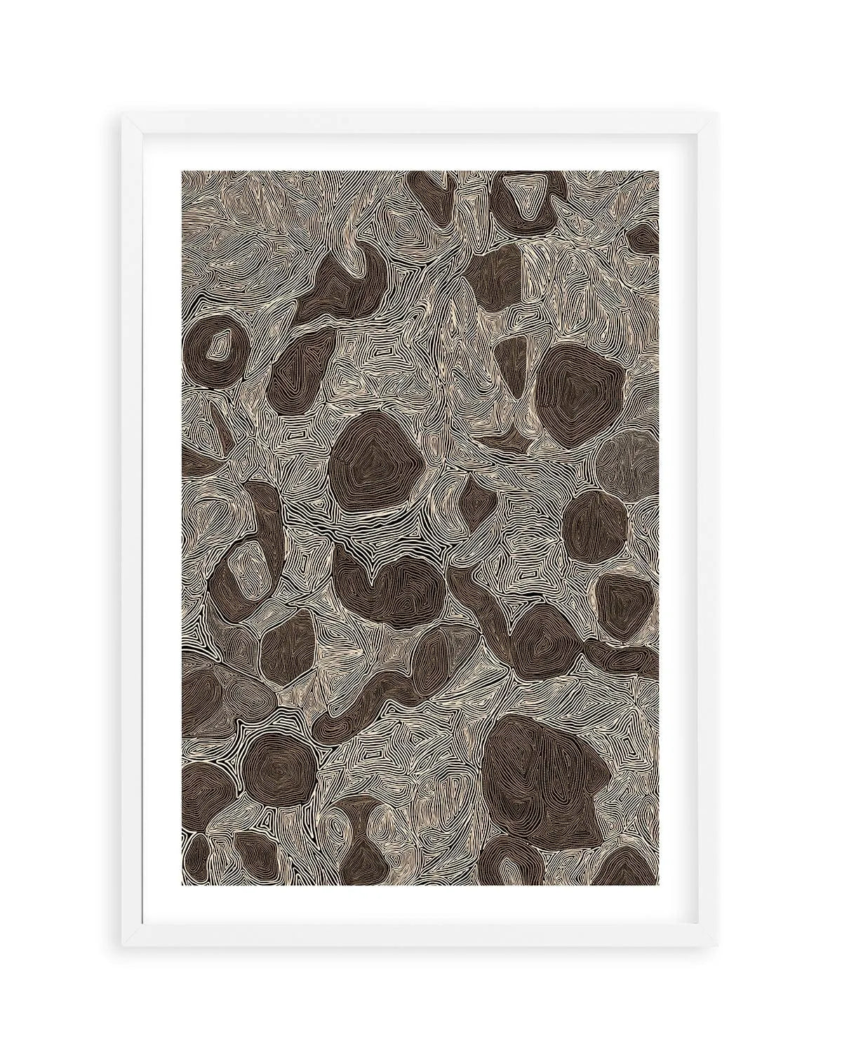 Systems | Burnt Brown by Leah Cummins Art Print from Olive et Oriel where you can shop wallpaper and artworks online