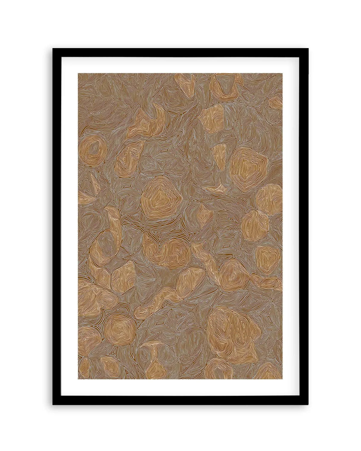 Systems | Burnt Ochre by Leah Cummins Art Print from Olive et Oriel where you can shop wallpaper and artworks online