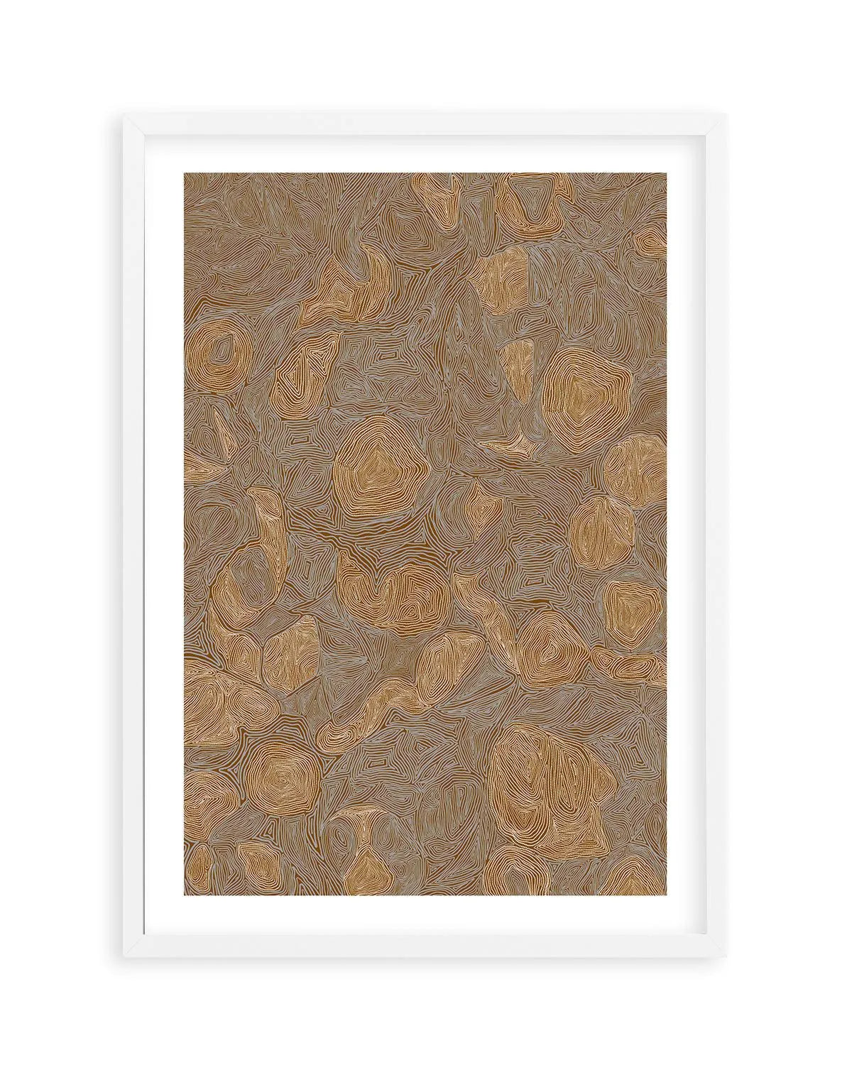 Systems | Burnt Ochre by Leah Cummins Art Print from Olive et Oriel where you can shop wallpaper and artworks online