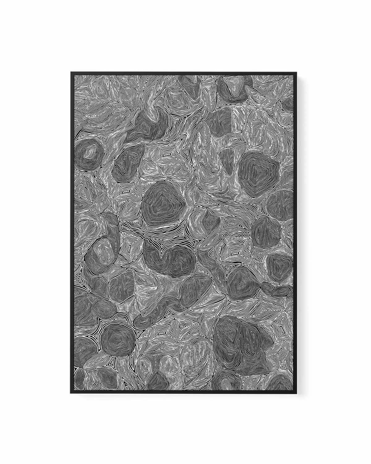 Systems | Monotone by Leah Cummins | Framed Canvas Art Print from Olive et Oriel where you can shop wallpaper and artworks online