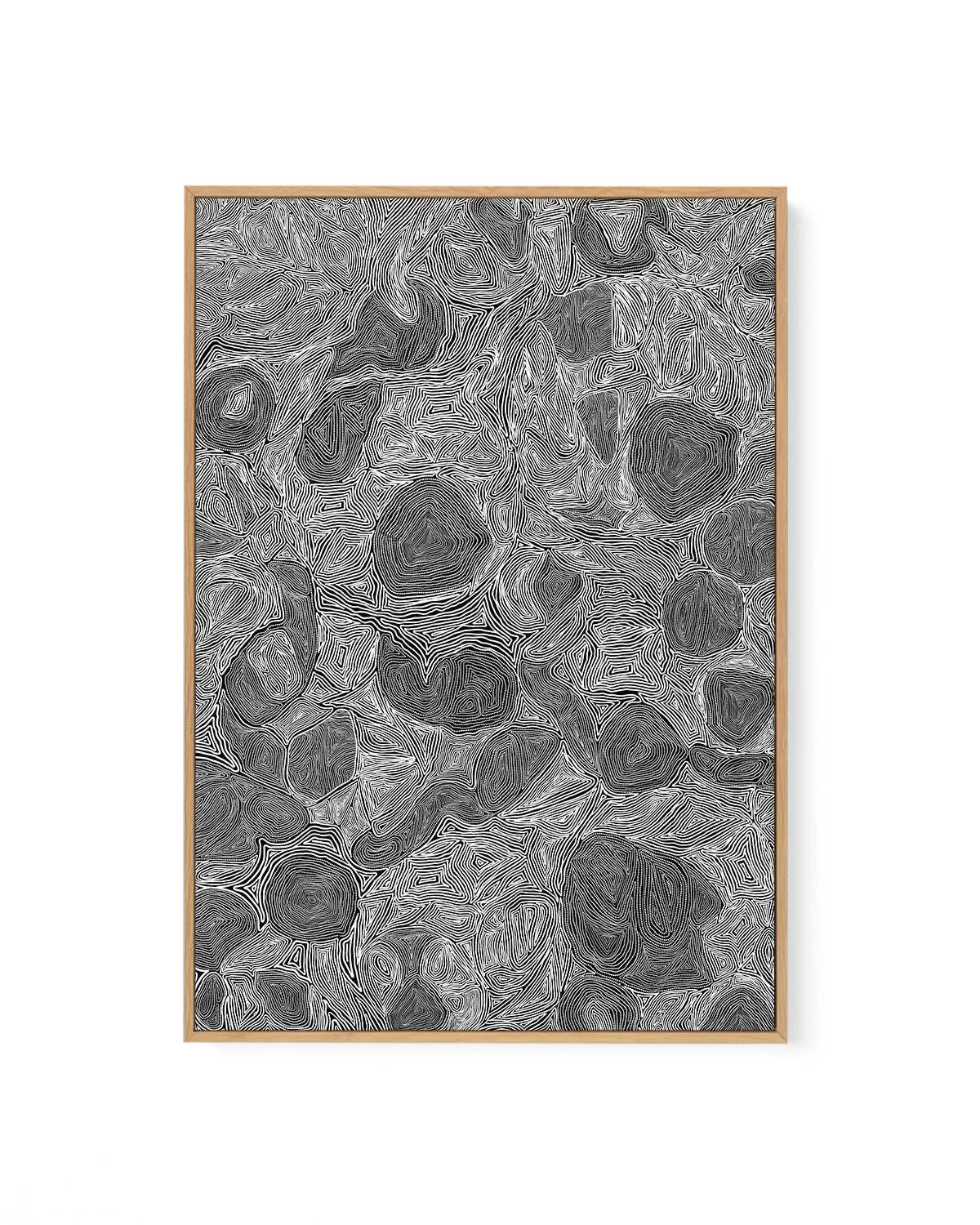 Systems | Monotone by Leah Cummins | Framed Canvas Art Print from Olive et Oriel where you can shop wallpaper and artworks online