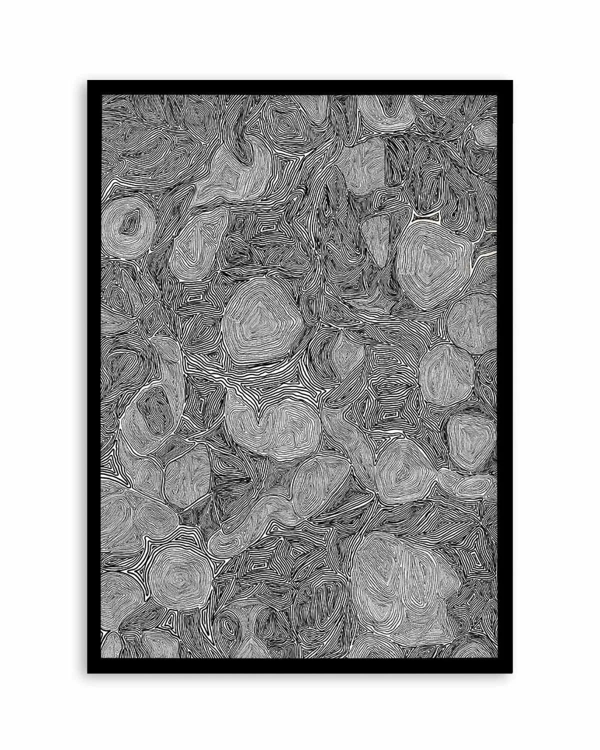 Systems | Black by Leah Cummins Art Print from Olive et Oriel where you can shop wallpaper and artworks online