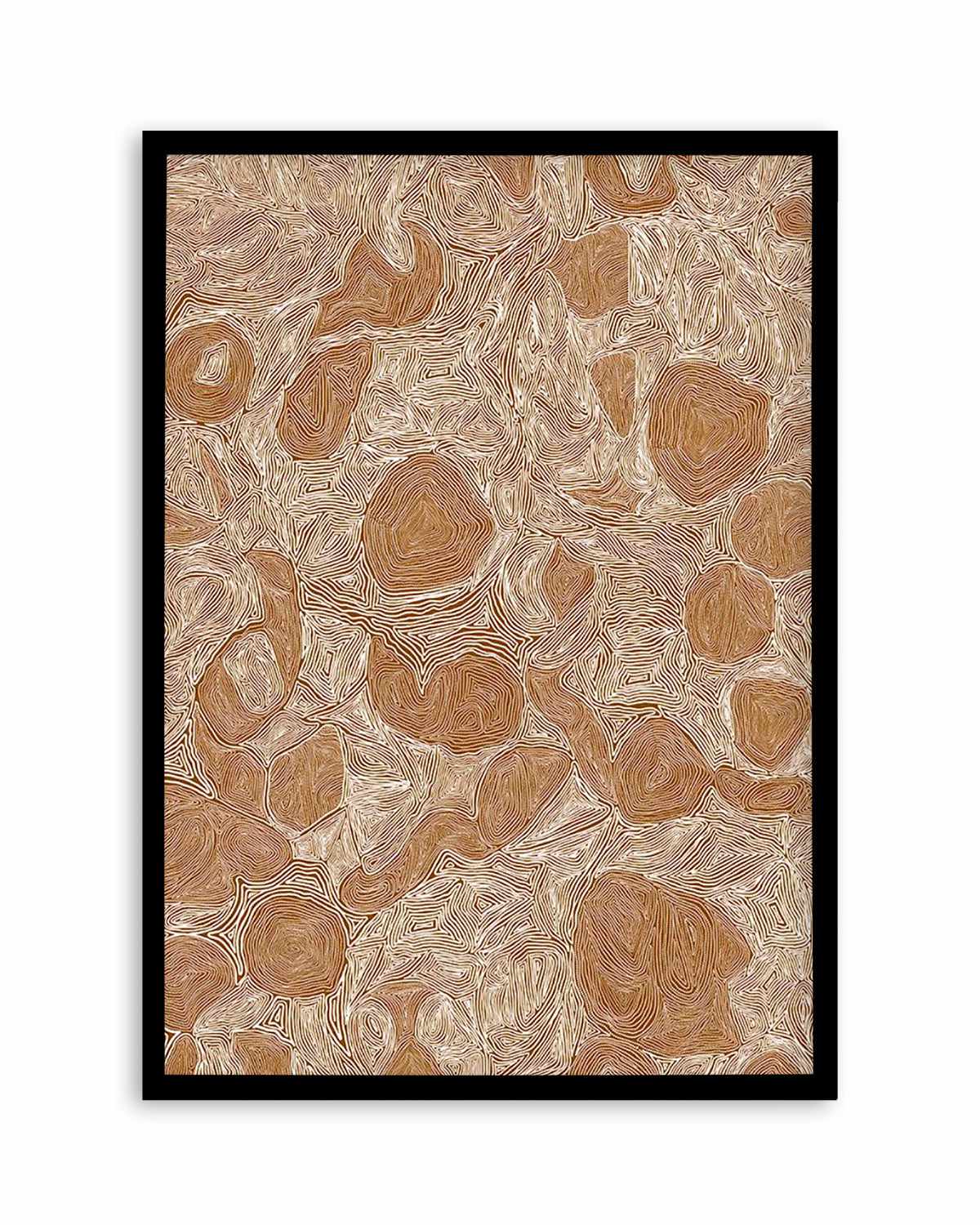 Systems | Brown Ochre by Leah Cummins Art Print