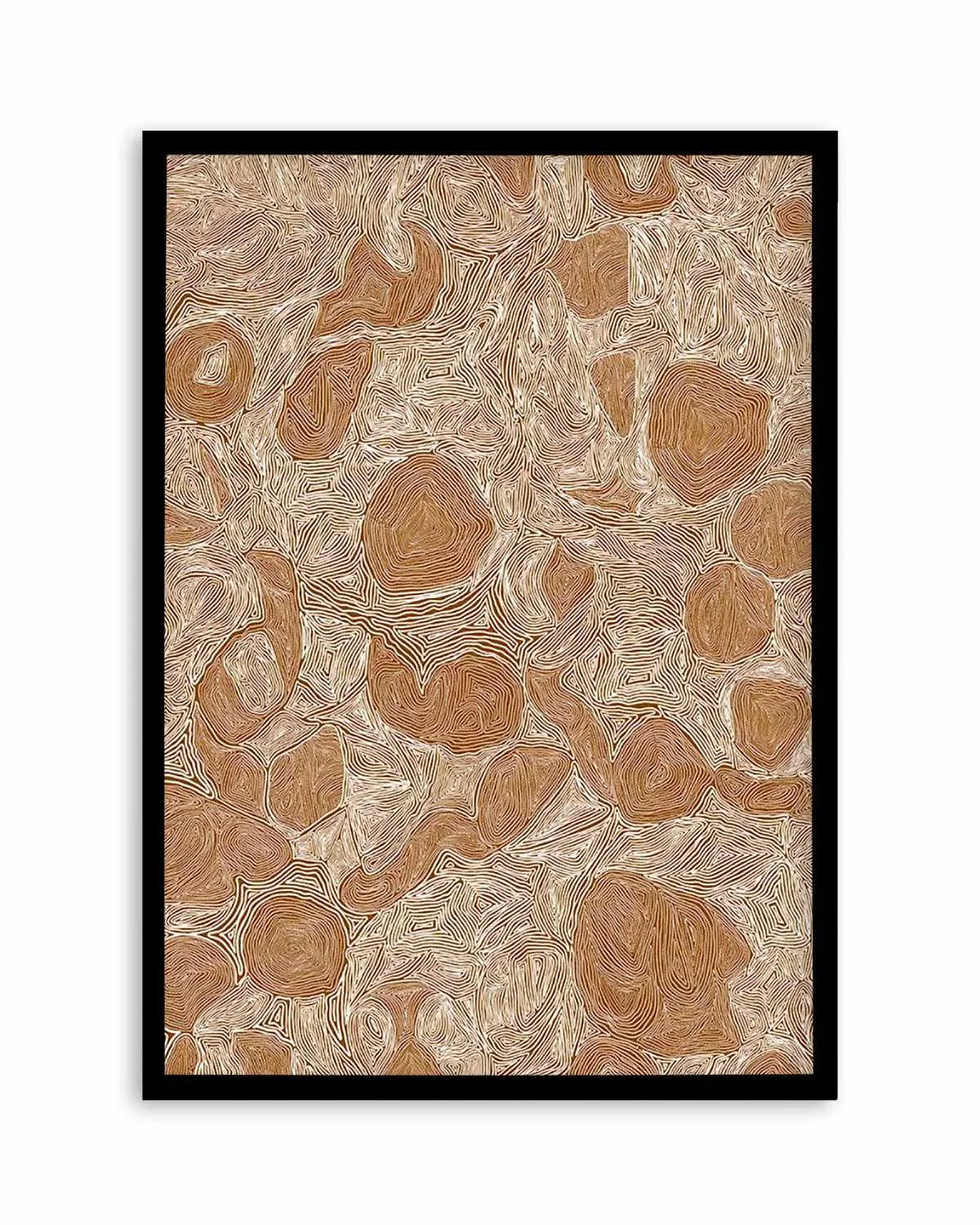 Systems | Brown Ochre by Leah Cummins Art Print from Olive et Oriel where you can shop wallpaper and artworks online