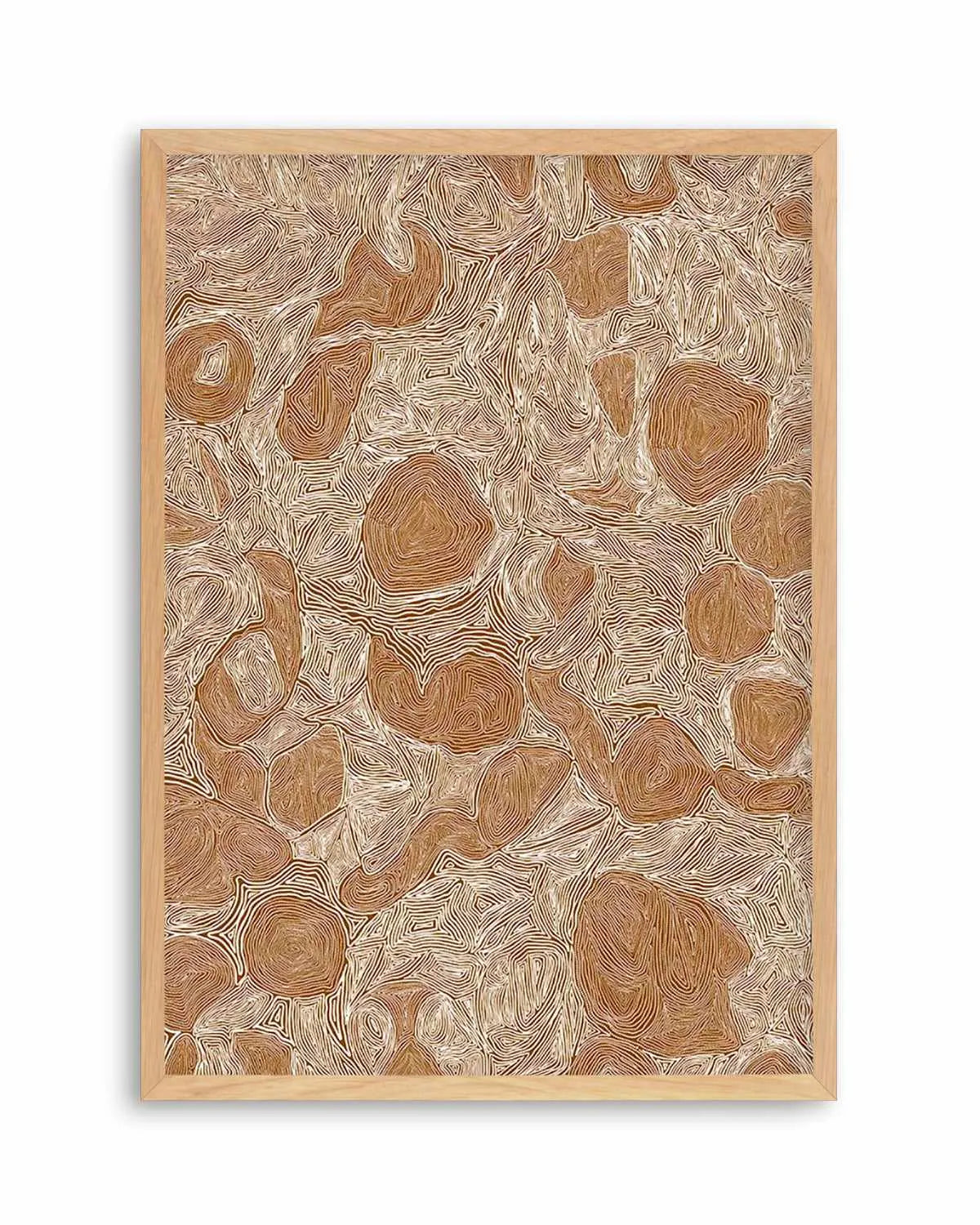 Systems | Brown Ochre by Leah Cummins Art Print from Olive et Oriel where you can shop wallpaper and artworks online
