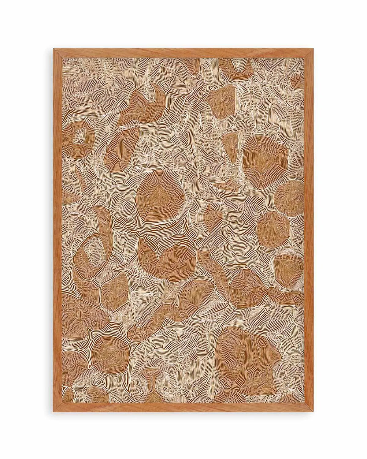 Systems | Brown Ochre by Leah Cummins Art Print from Olive et Oriel where you can shop wallpaper and artworks online