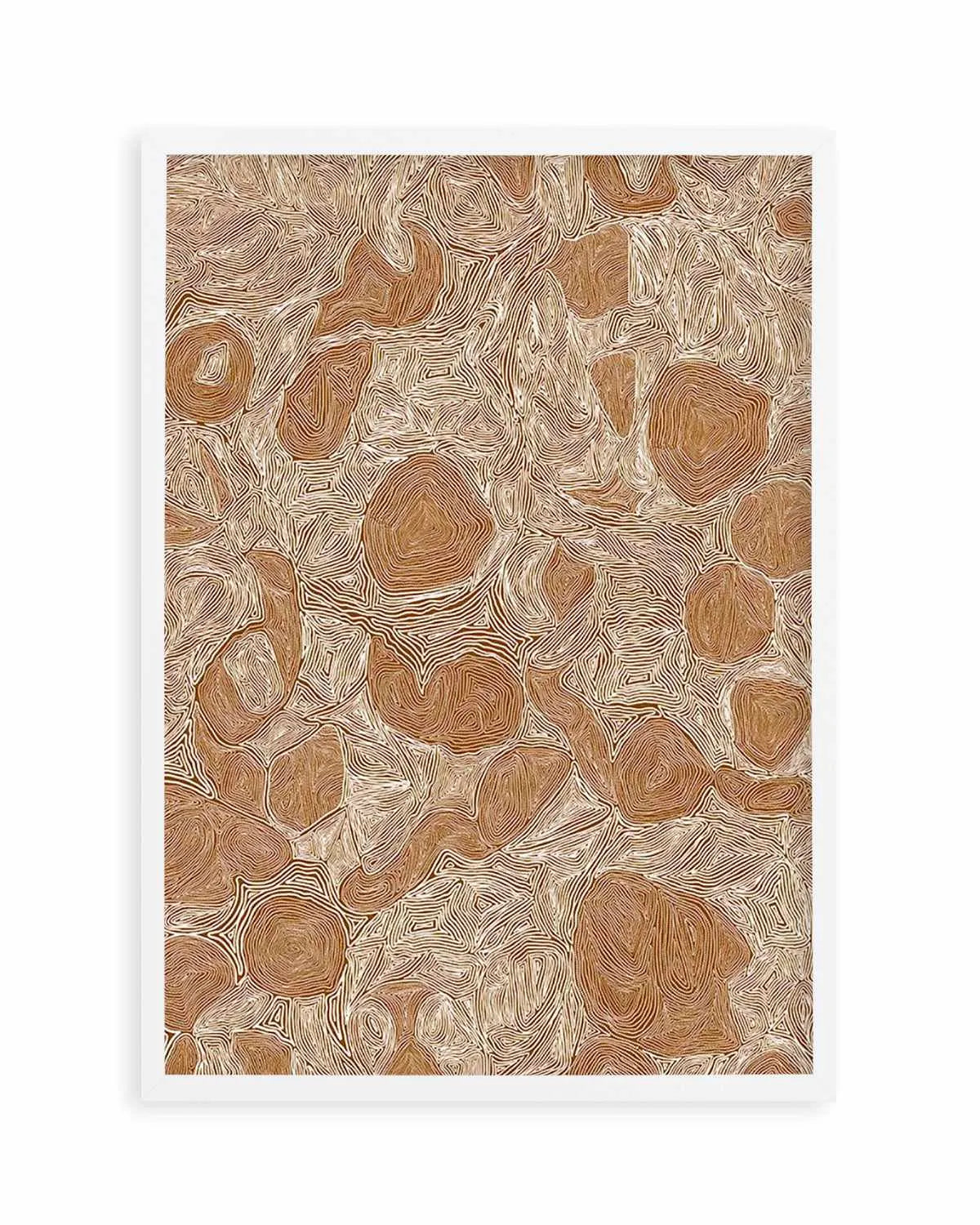 Systems | Brown Ochre by Leah Cummins Art Print from Olive et Oriel where you can shop wallpaper and artworks online