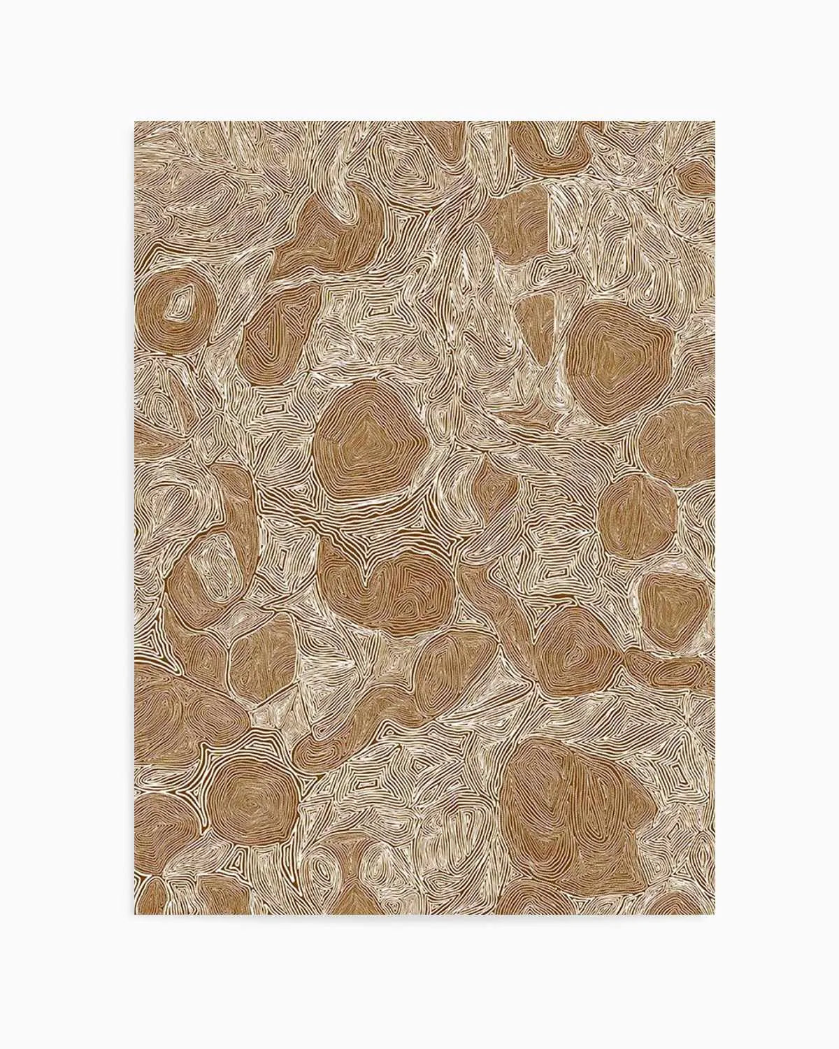 Systems | Brown Ochre by Leah Cummins Art Print from Olive et Oriel where you can shop wallpaper and artworks online