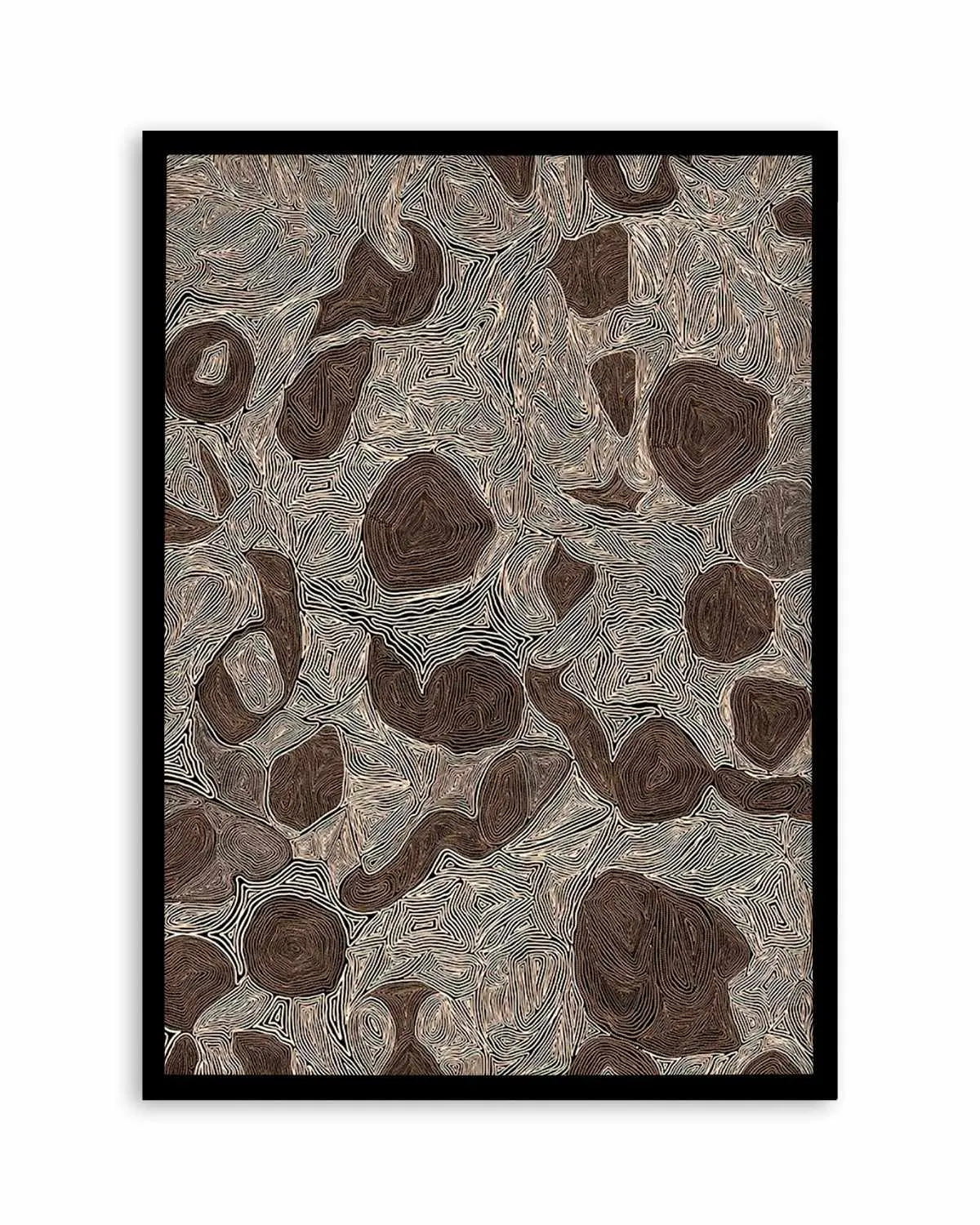 Systems | Burnt Brown by Leah Cummins Art Print from Olive et Oriel where you can shop wallpaper and artworks online