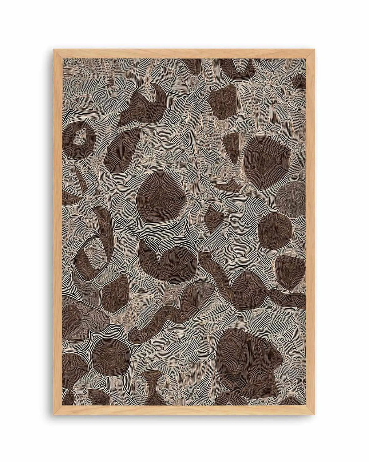 Systems | Burnt Brown by Leah Cummins Art Print from Olive et Oriel where you can shop wallpaper and artworks online