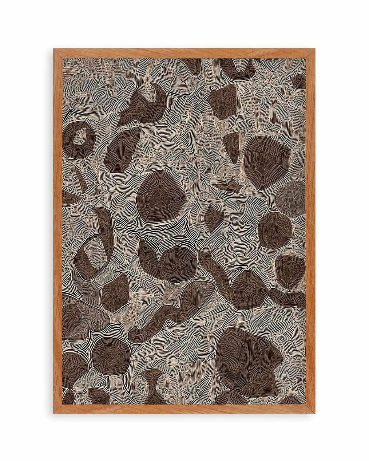 Systems | Burnt Brown by Leah Cummins Art Print from Olive et Oriel where you can shop wallpaper and artworks online