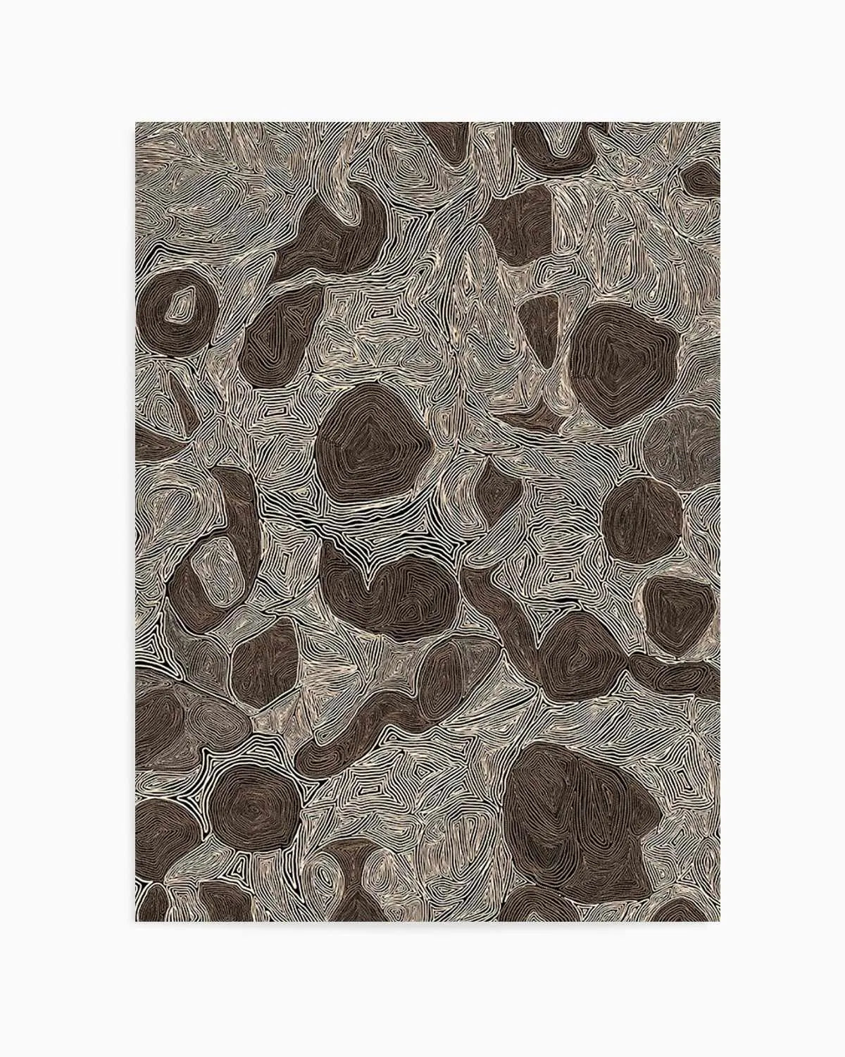 Systems | Burnt Brown by Leah Cummins Art Print from Olive et Oriel where you can shop wallpaper and artworks online