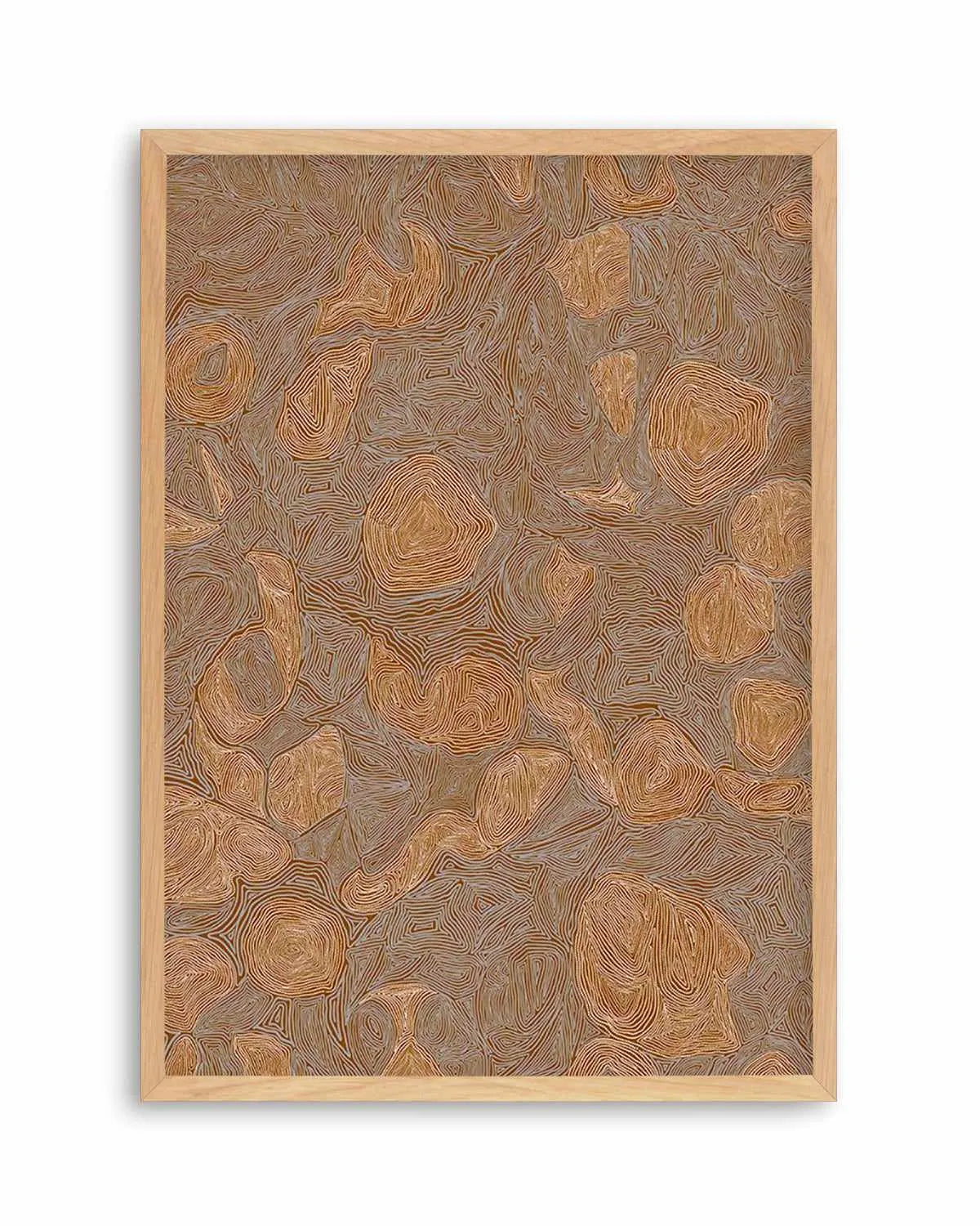 Systems | Burnt Ochre by Leah Cummins Art Print from Olive et Oriel where you can shop wallpaper and artworks online