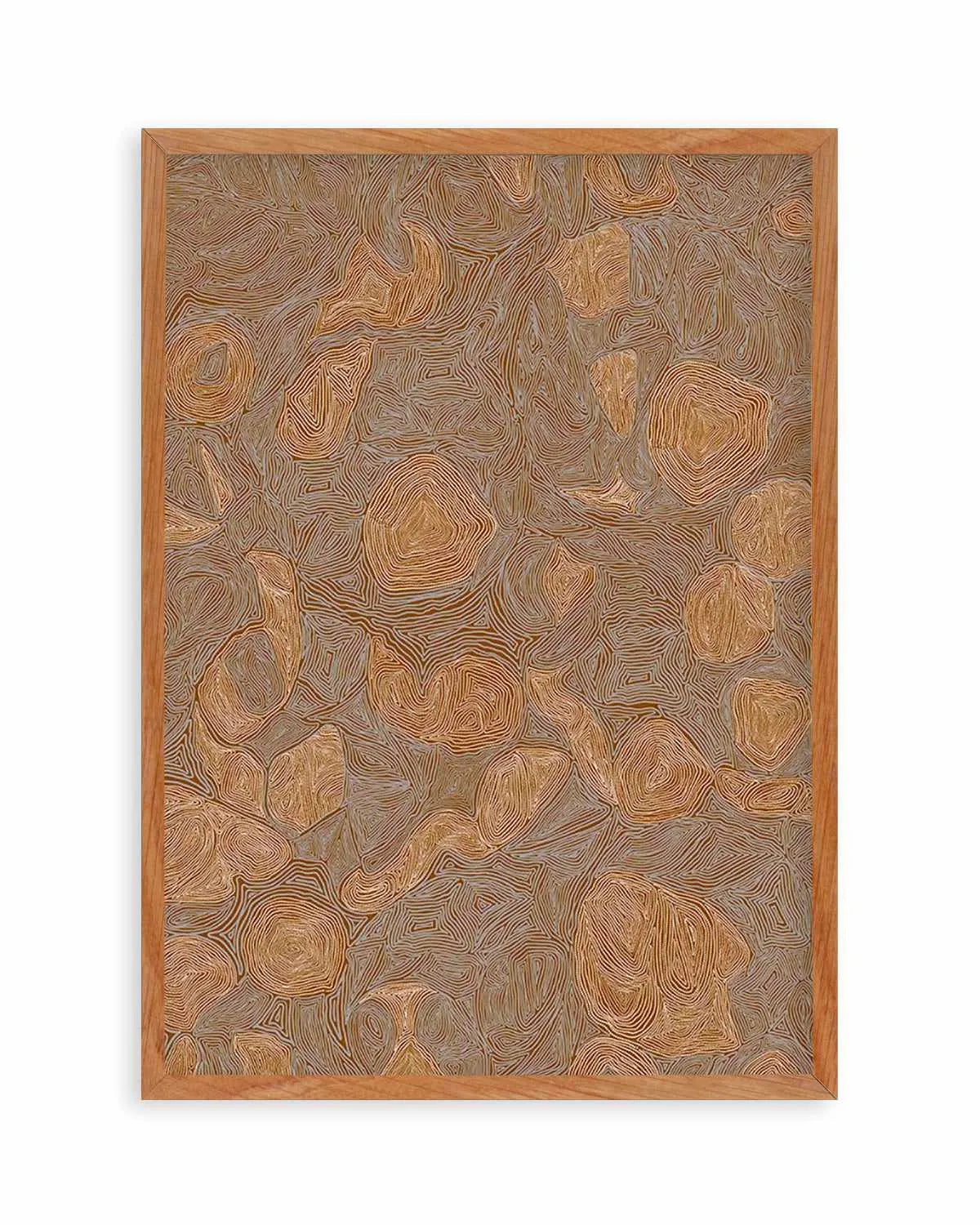Systems | Burnt Ochre by Leah Cummins Art Print from Olive et Oriel where you can shop wallpaper and artworks online