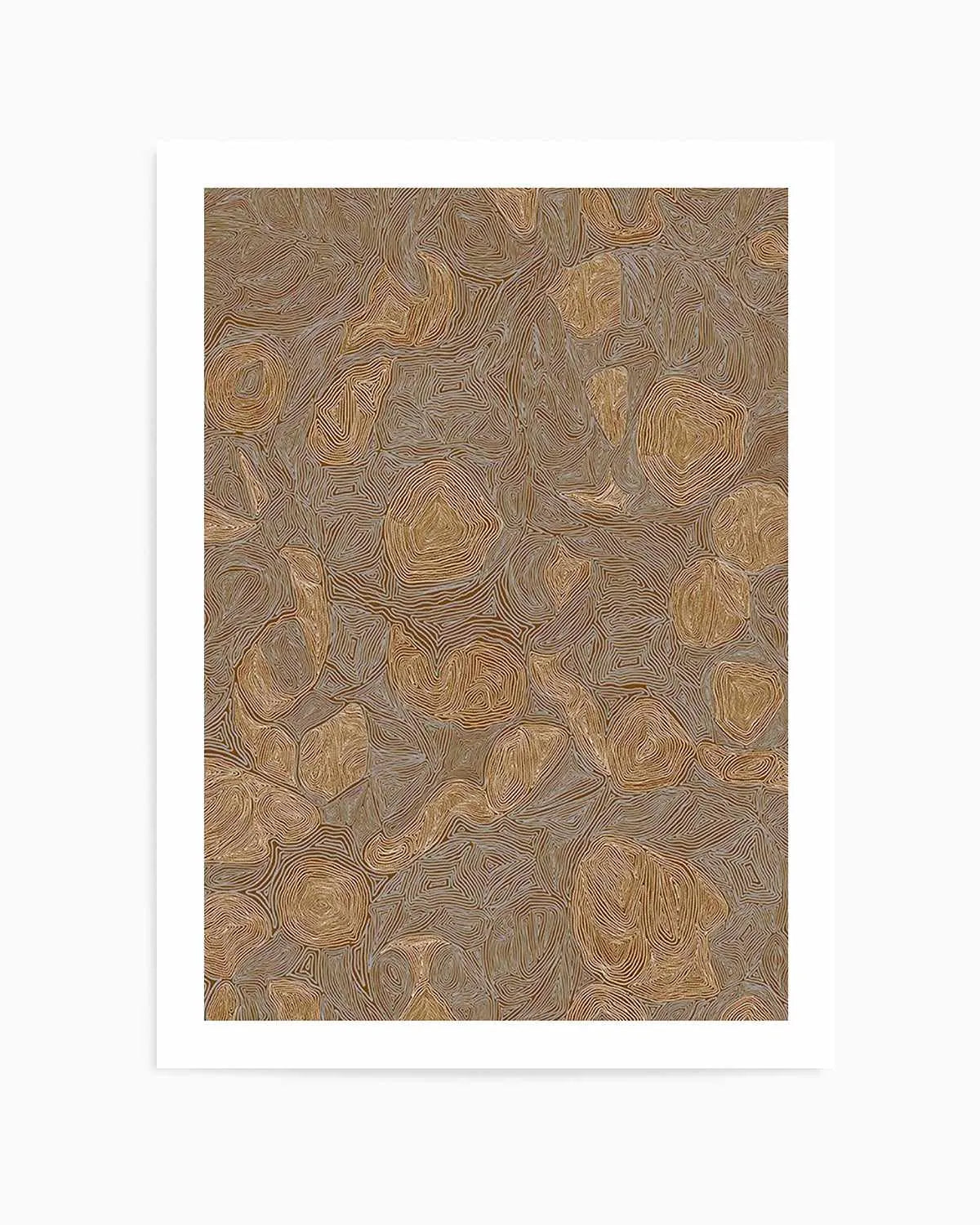 Systems | Burnt Ochre by Leah Cummins Art Print from Olive et Oriel where you can shop wallpaper and artworks online