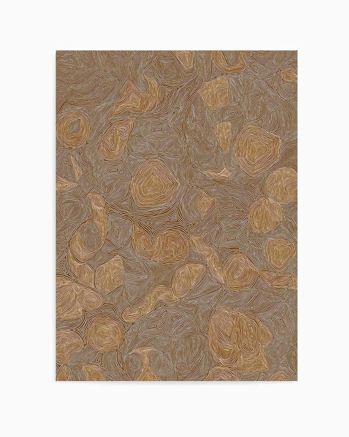 Systems | Burnt Ochre by Leah Cummins Art Print from Olive et Oriel where you can shop wallpaper and artworks online