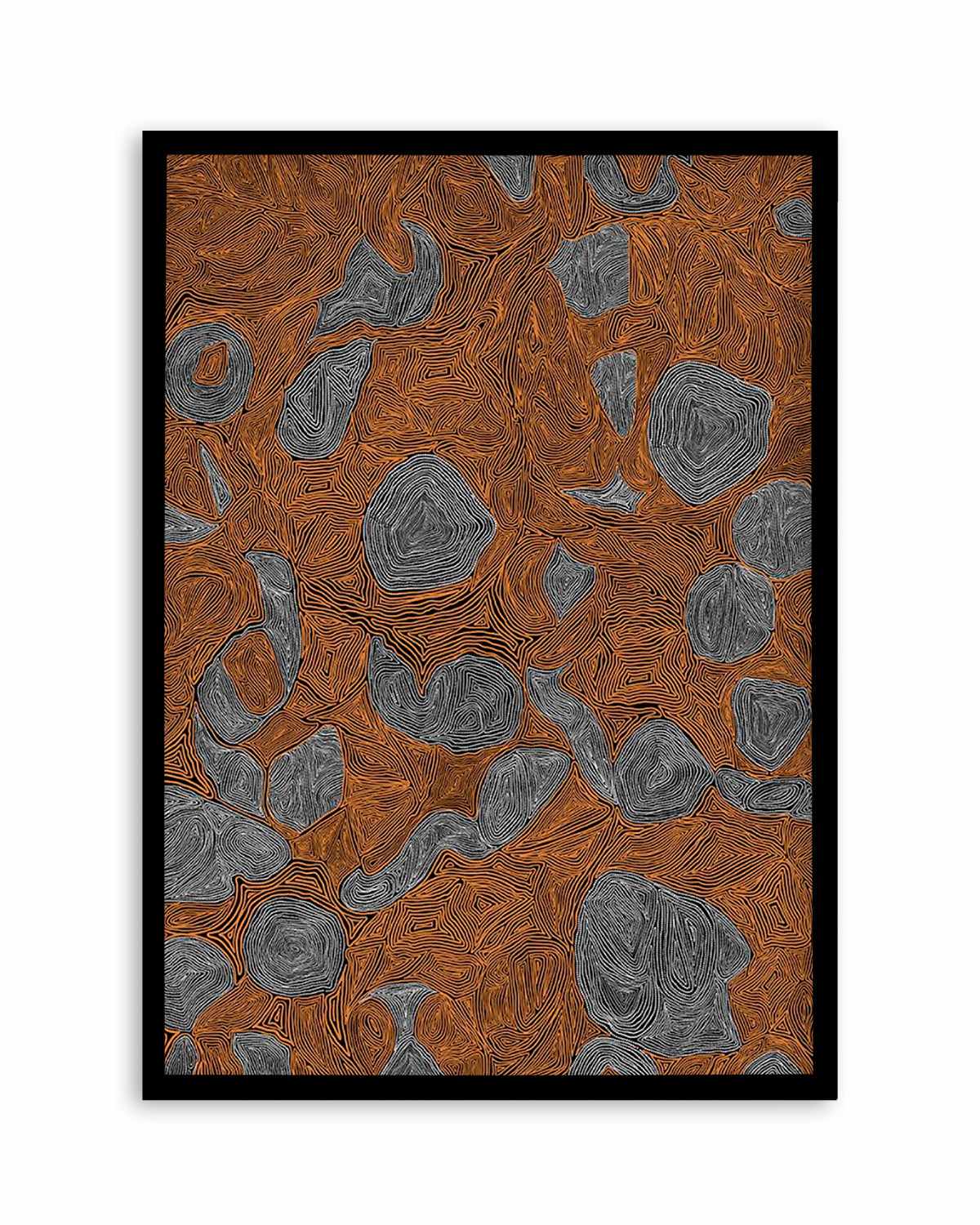 Systems | Burnt Orange by Leah Cummins Art Print