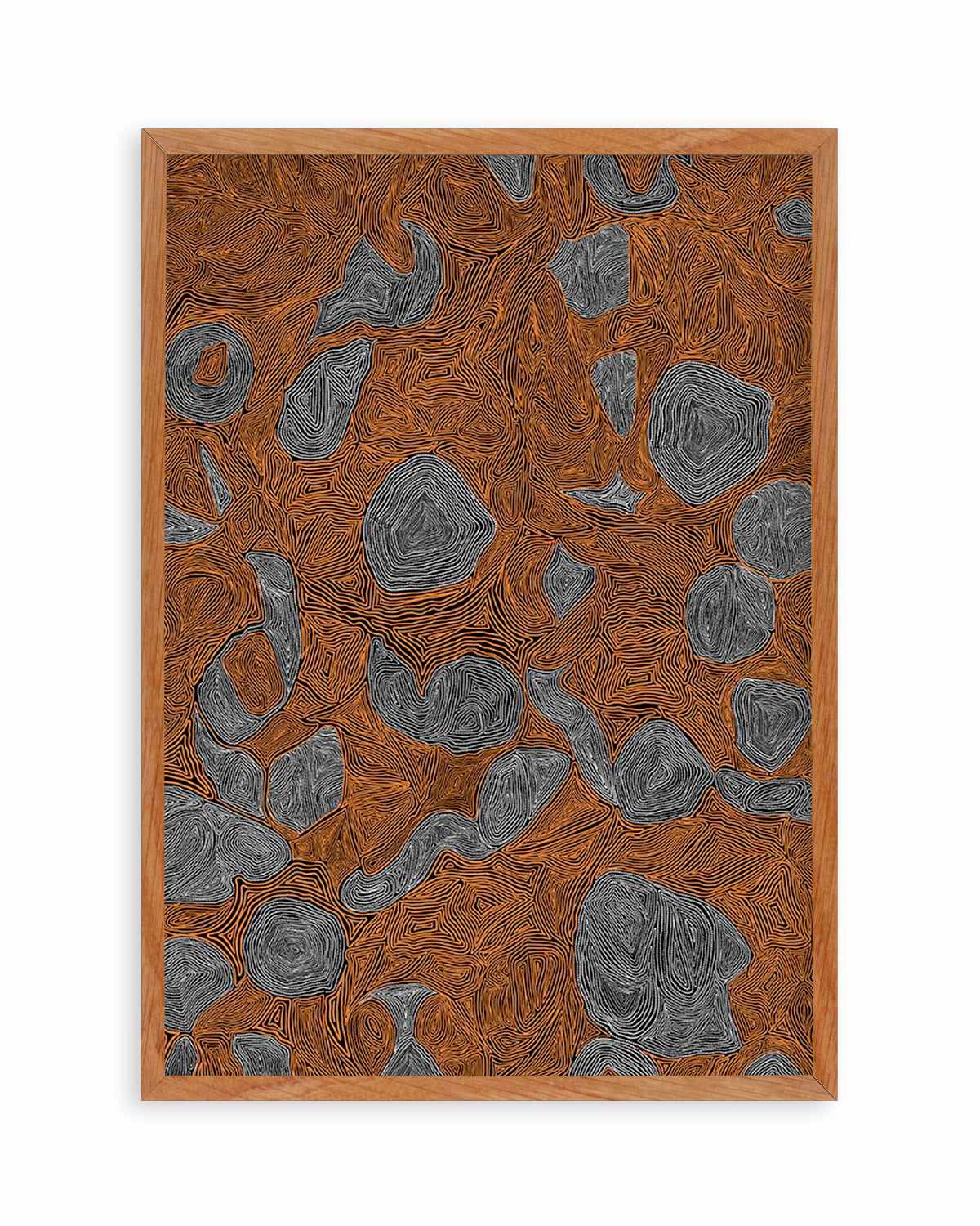 Systems | Burnt Orange by Leah Cummins Art Print