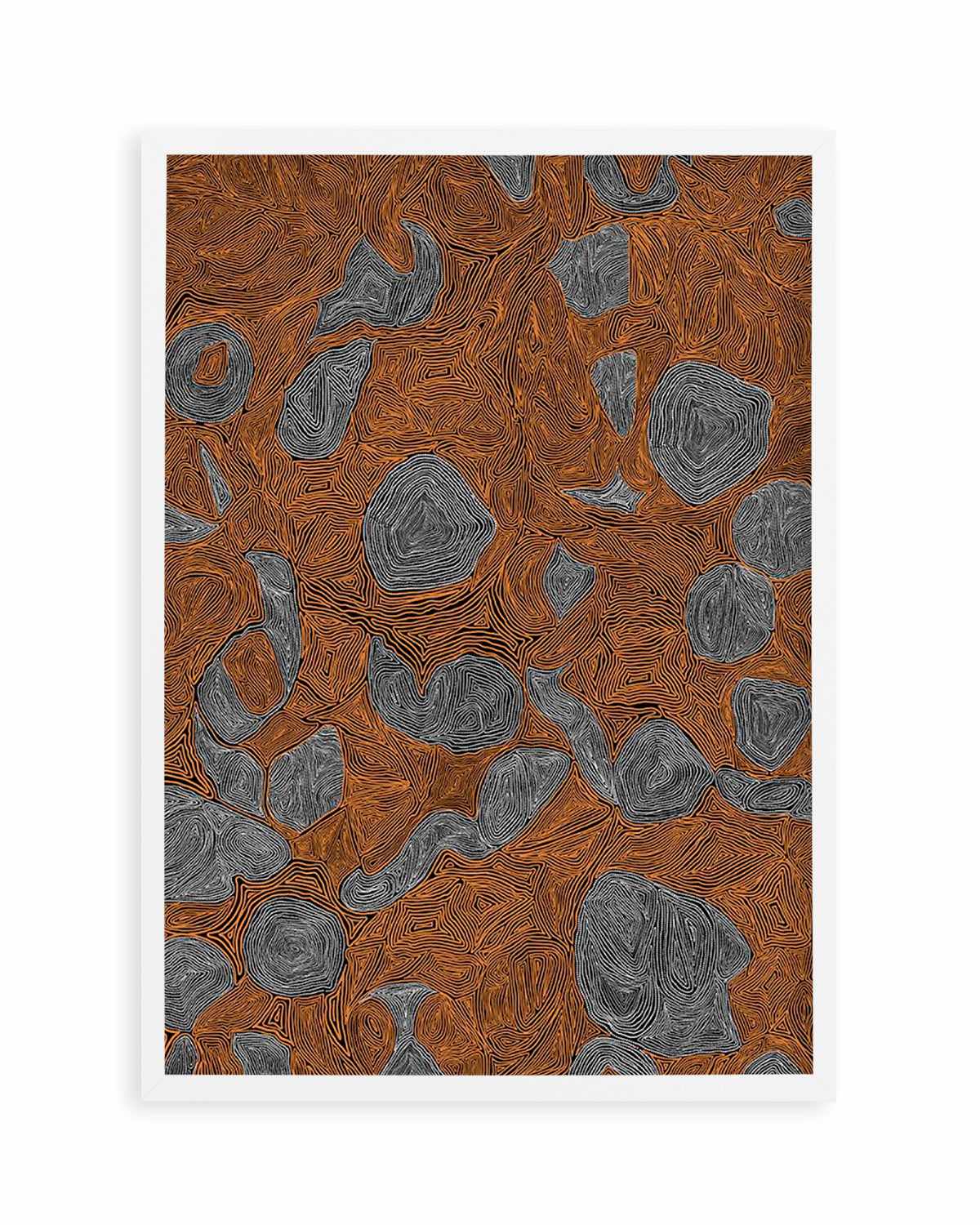 Systems | Burnt Orange by Leah Cummins Art Print