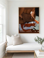 Tan Lines I by Teigan Geercke Framed Canvas Art Print