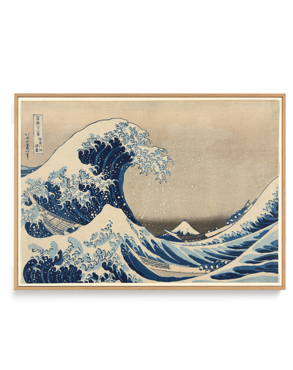 The Great Wave off Kanagawa | Framed Canvas Art Print