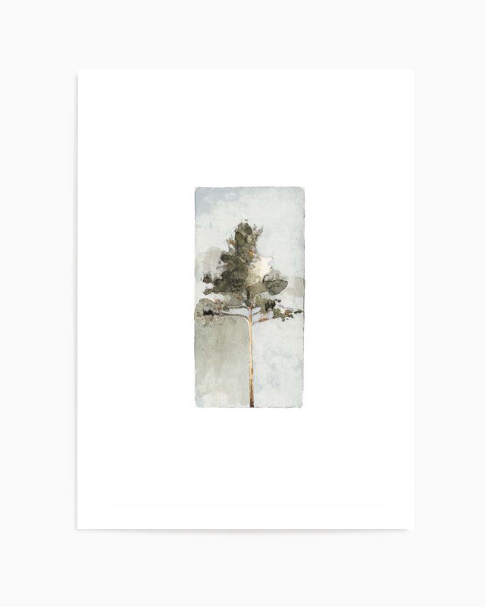 Botanical Wall Art Print | The Pine II by Jorgen Hansson – Olive