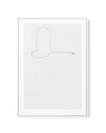 THE SWAN l By Jorgen Hansson | Framed Canvas Art Print