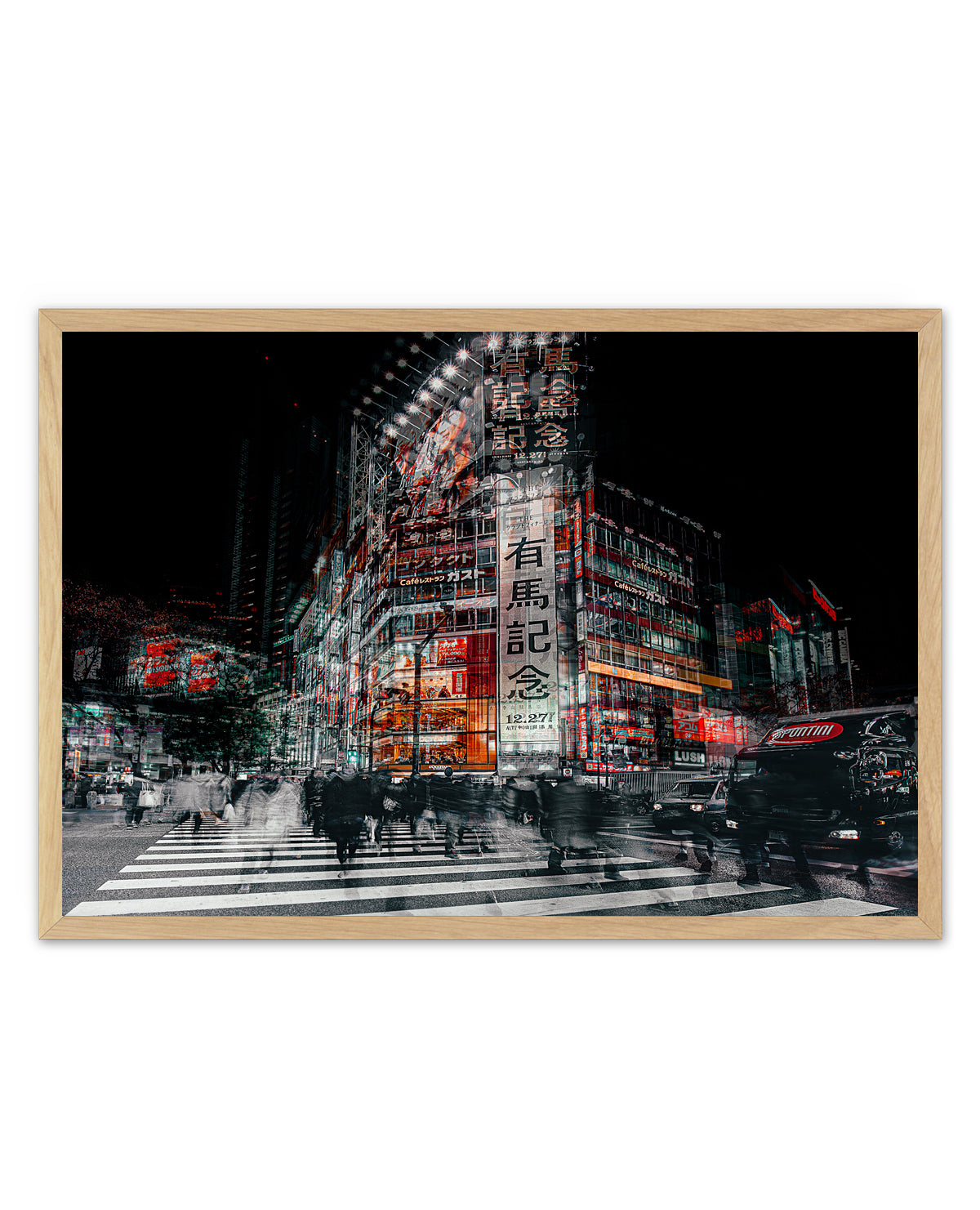 Tokyo Night Motion by Carmine Chiriaco | Art Print