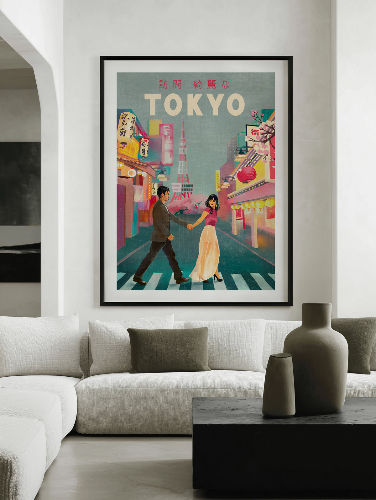Tokyo Japan Travel Art by The Whiskey Ginger | Art Print
