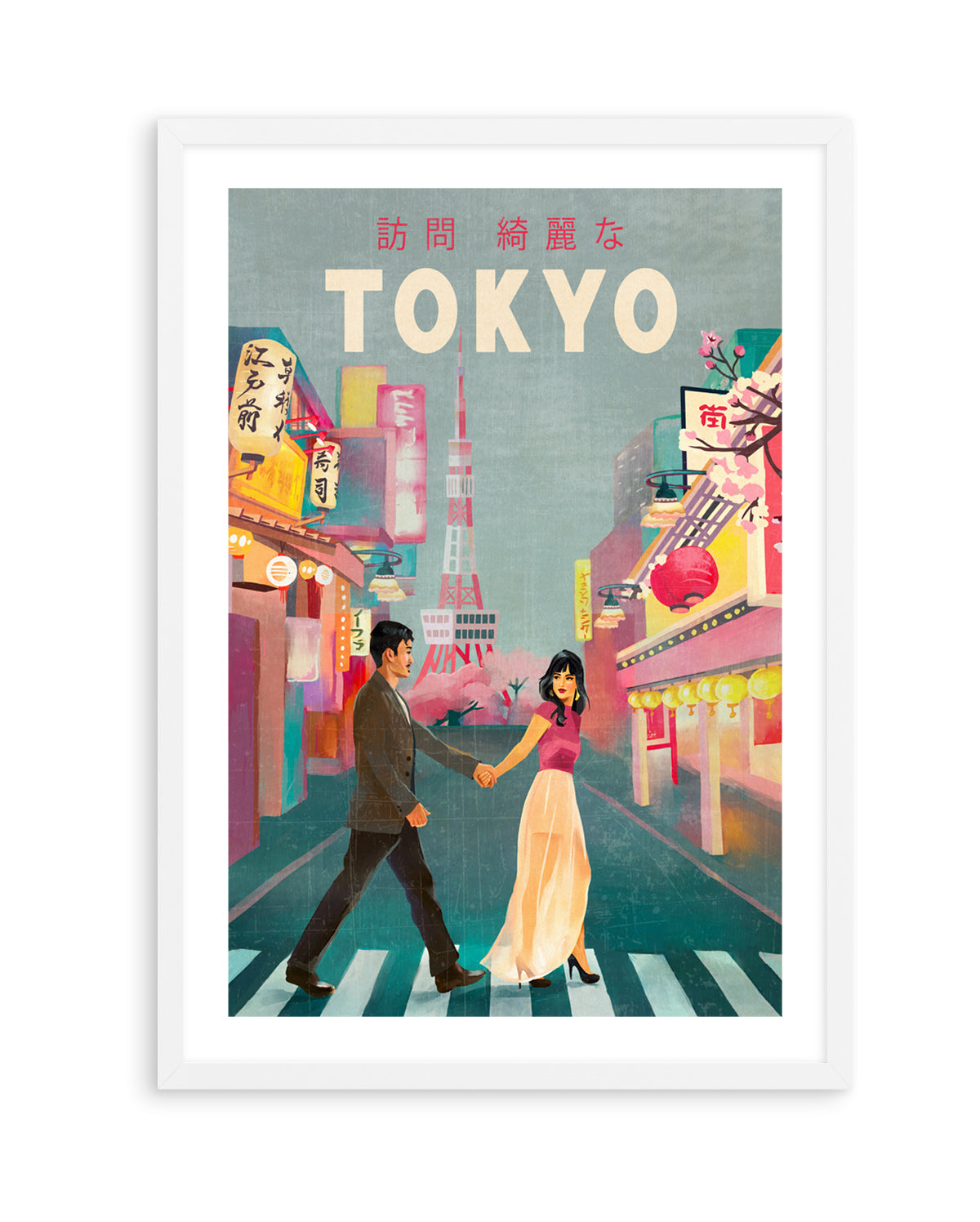 Tokyo Japan Travel Art by The Whiskey Ginger | Art Print