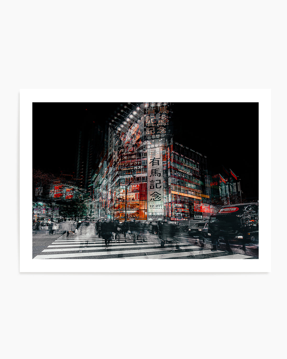 Tokyo Night Motion by Carmine Chiriaco | Art Print