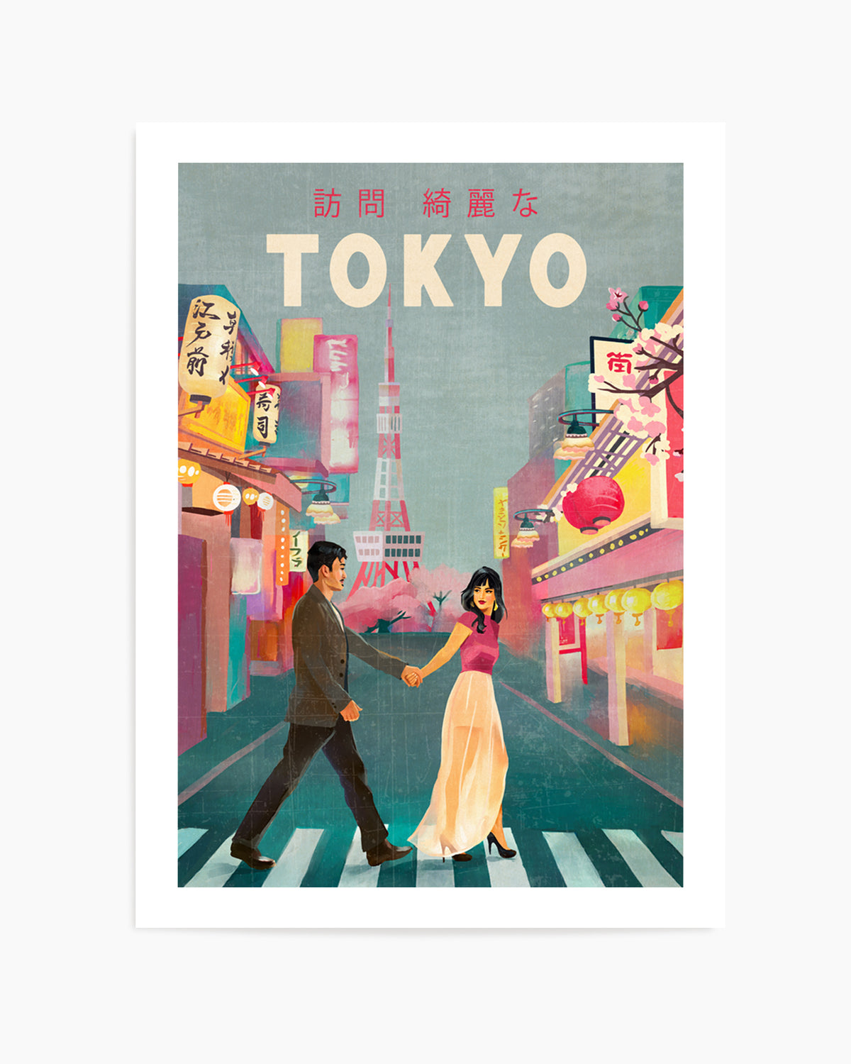 Tokyo Japan Travel Art by The Whiskey Ginger | Art Print